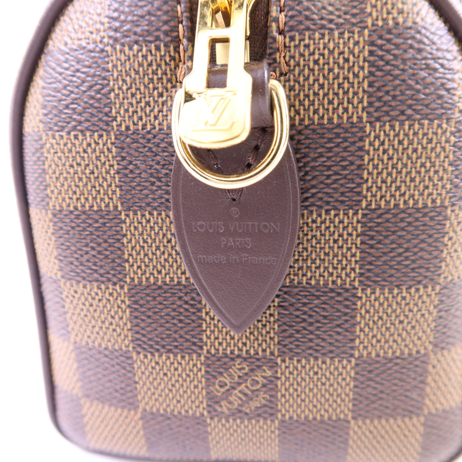 LOUIS VUITTON Damier Speedy Bandouliere 20金扣手挽肩背兩用袋