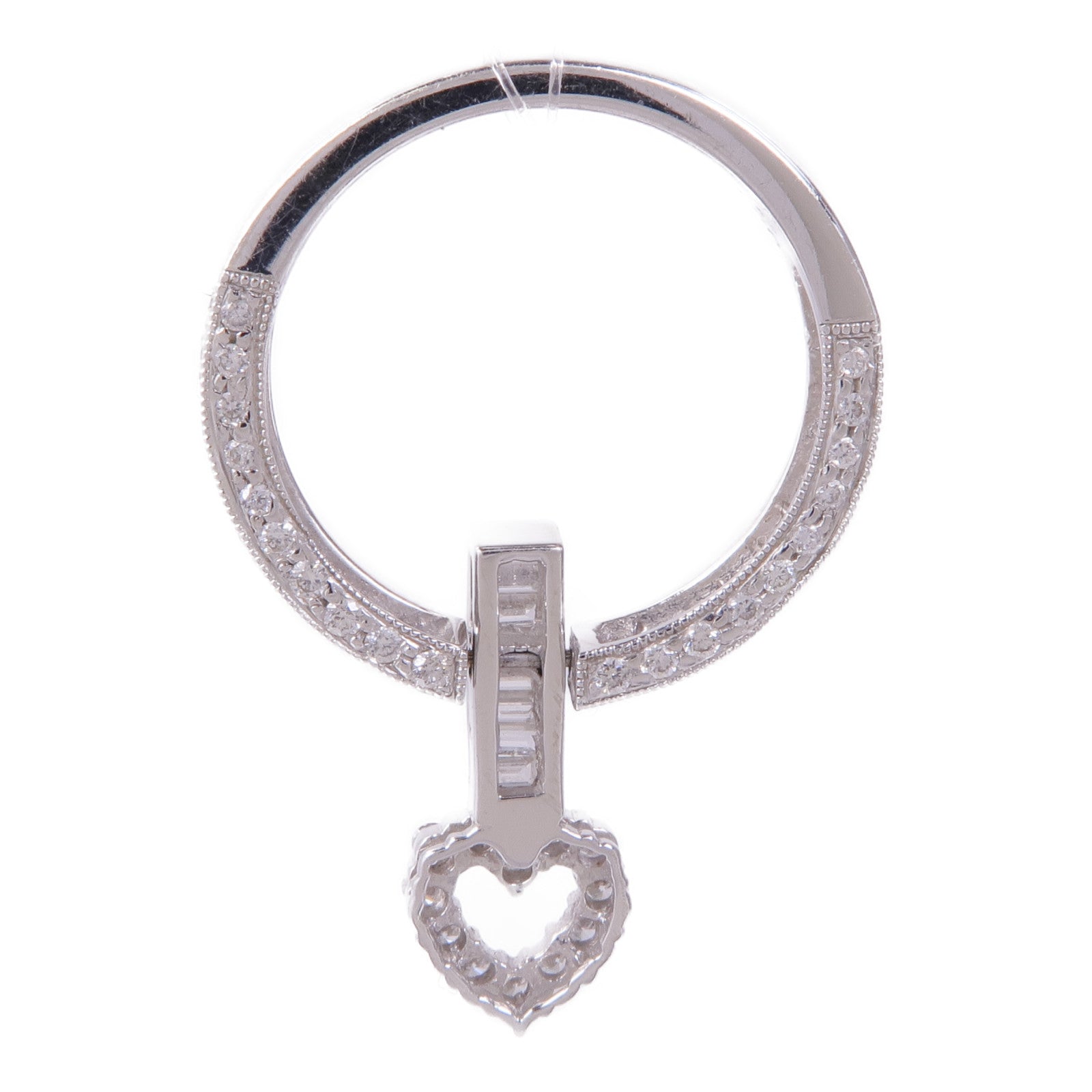 JEWELRY Diamond Pendant Top 18K White Gold