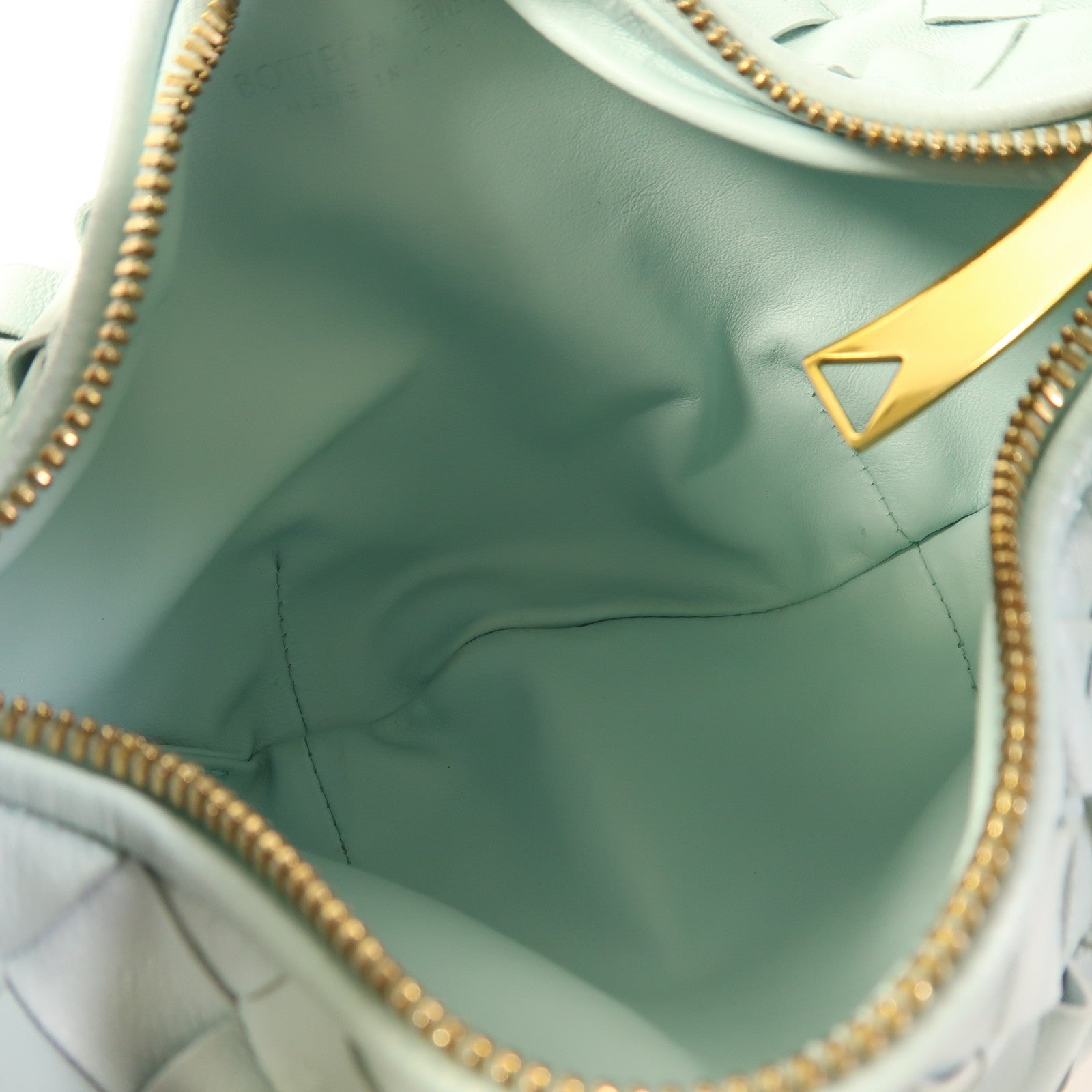 BOTTEGA VENETA 羊皮皮革Jodie金扣手挽袋