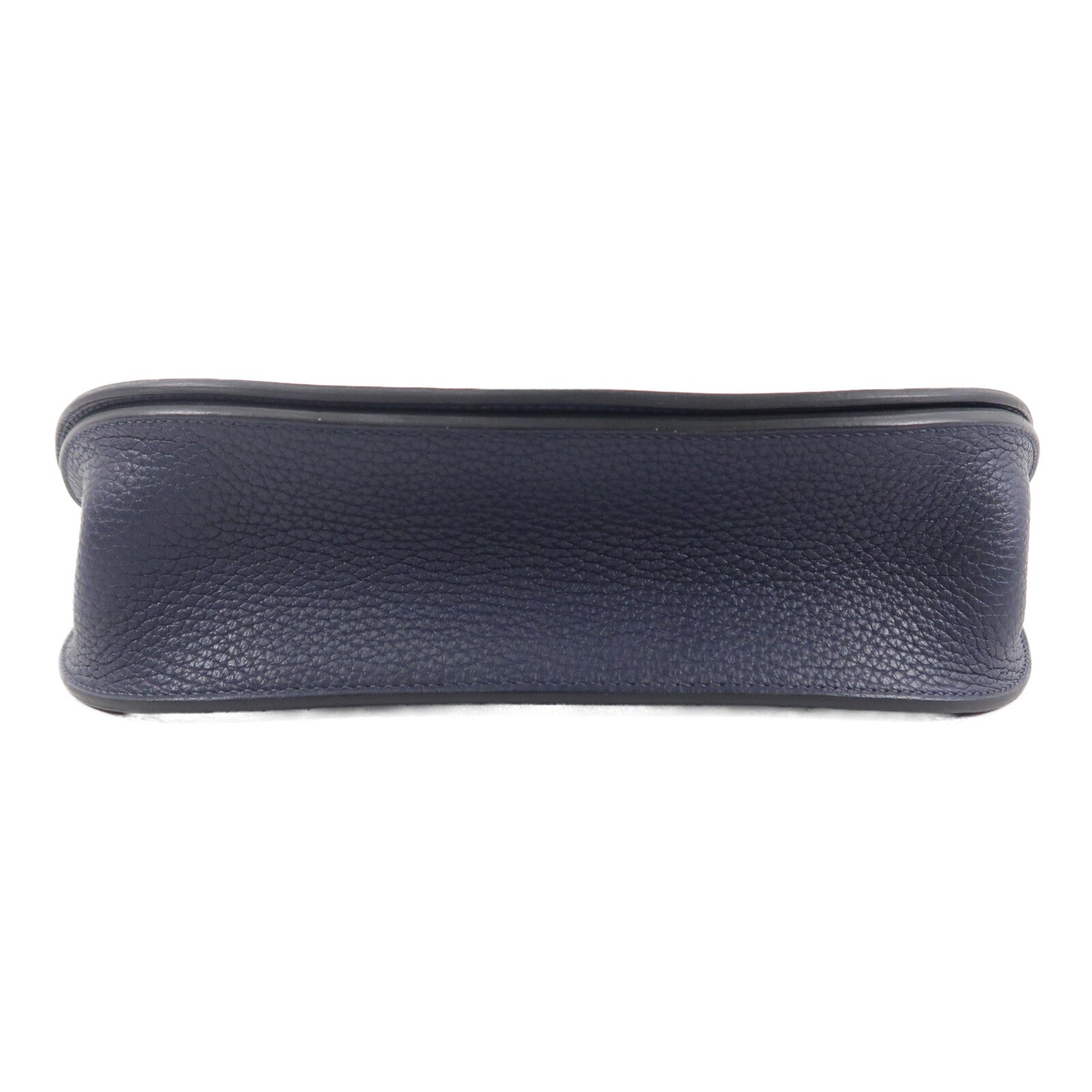 HERMES Clemence皮革Sac Saut 25肩背袋Bleu Nuit