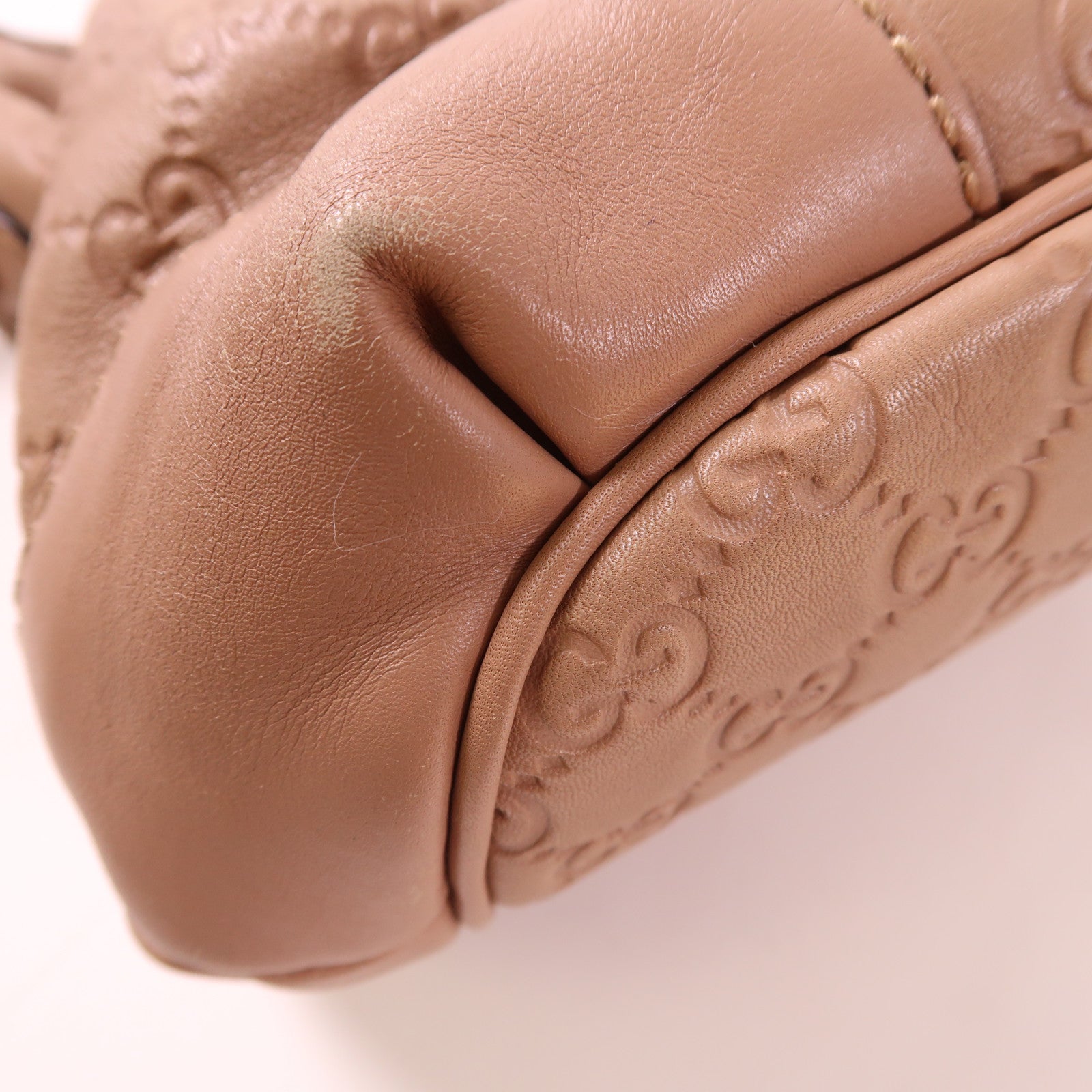 GUCCI CC GHW Sukey 2 Way Shoulder Bag 247902 Calfskin Leather Pink