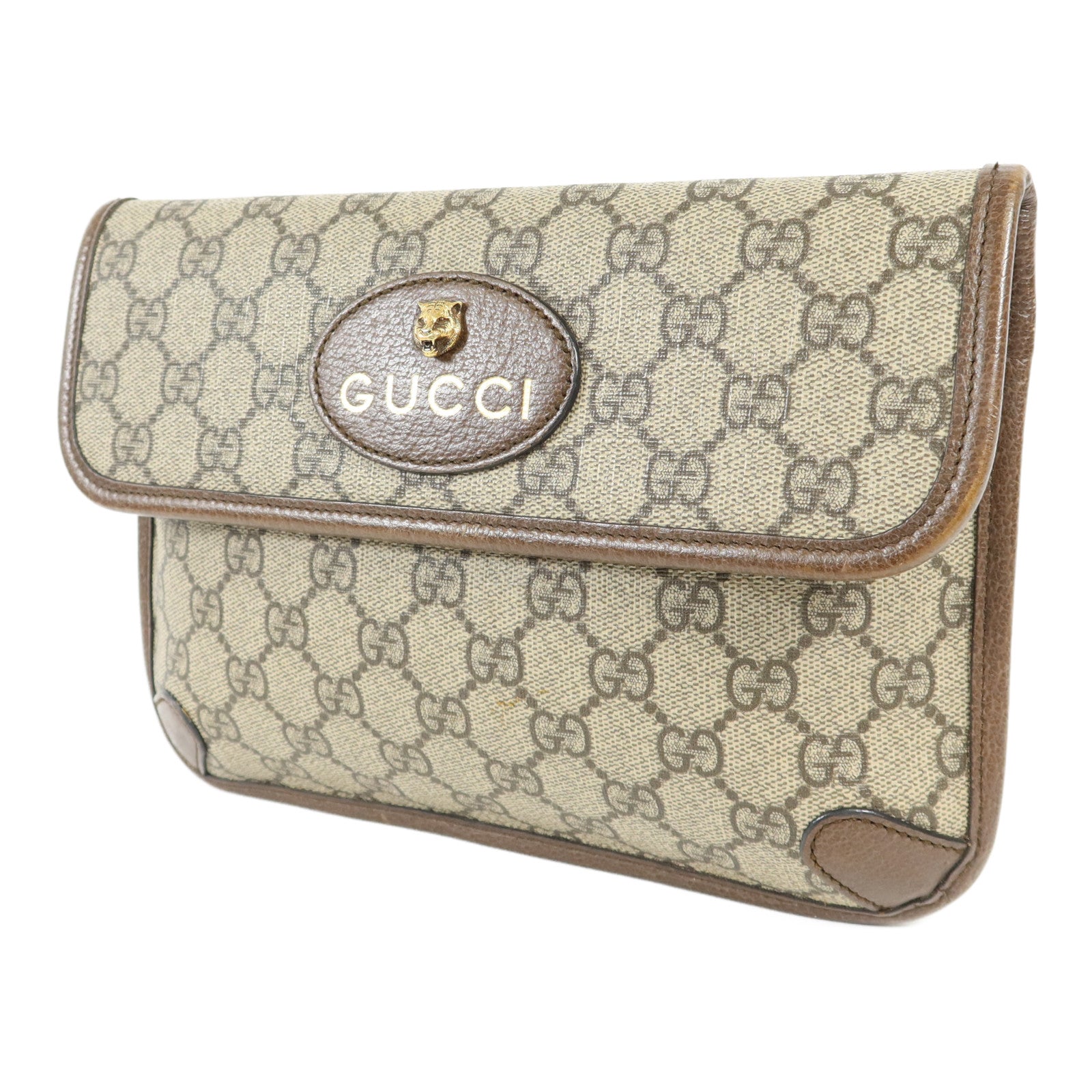 GUCCI 塗層帆布Neo Vintage Belt Bag金扣腰包