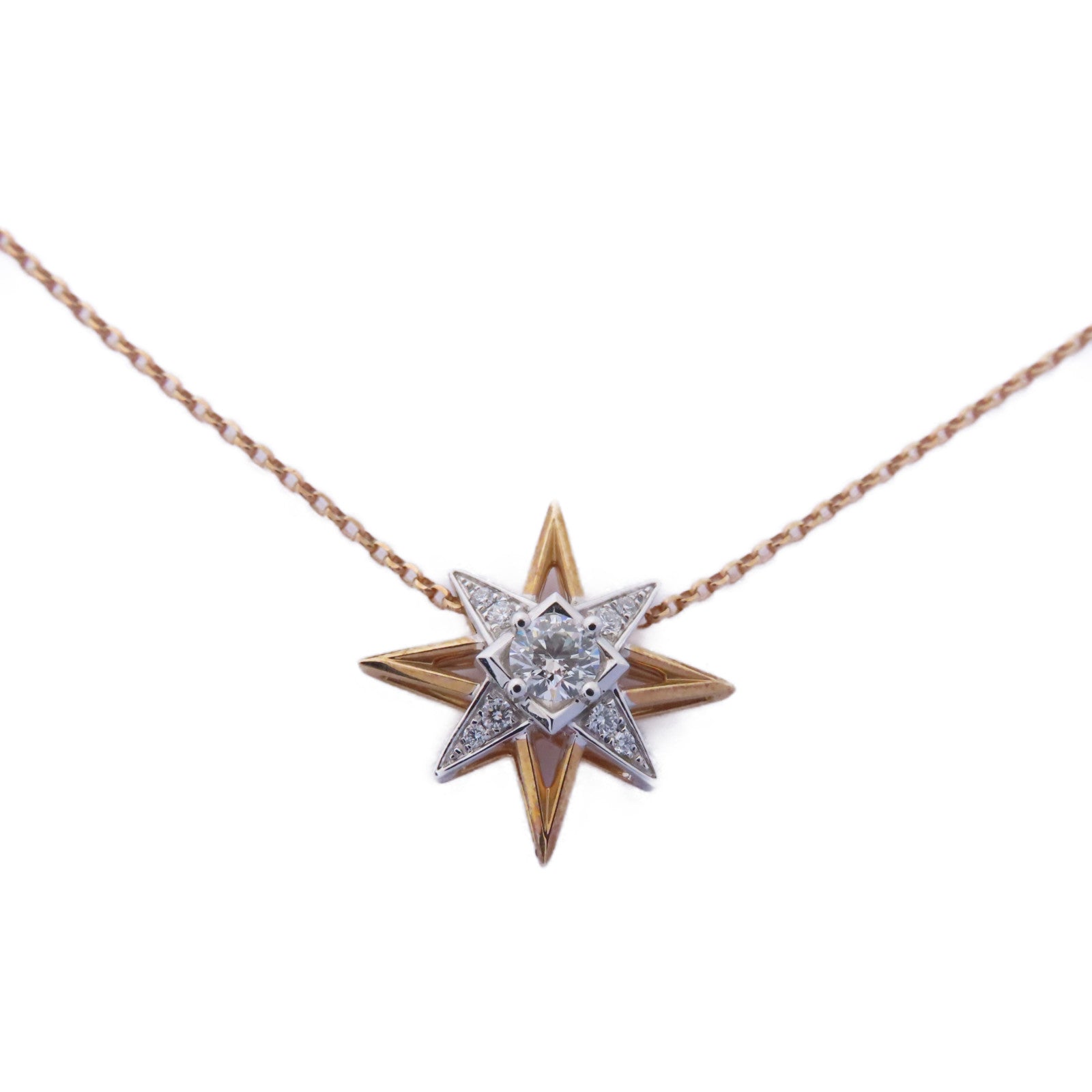 JEWELRY 【激減優惠】18K玫瑰金Diamond Necklace 0.22ct鑽石項鍊
