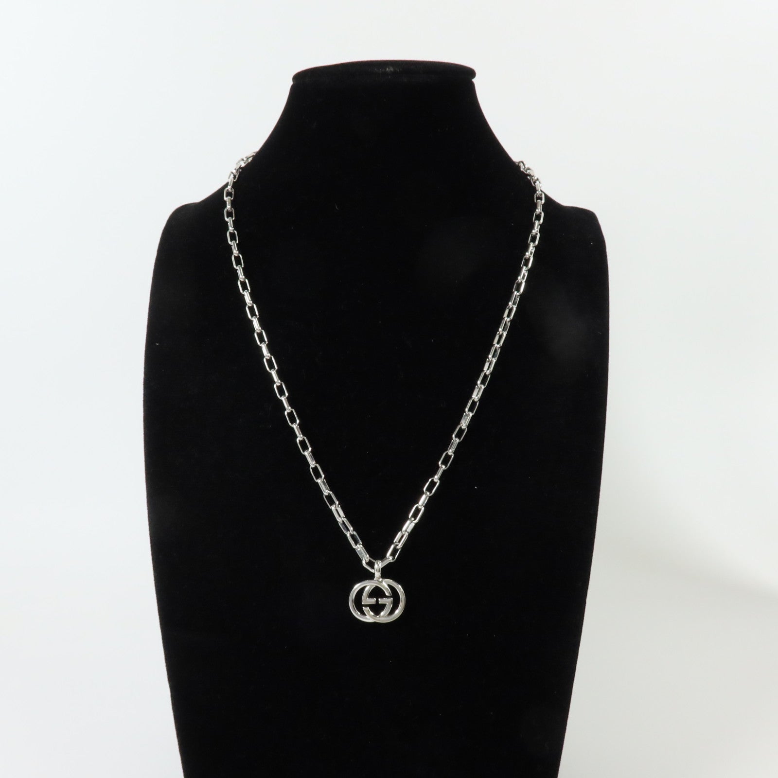 GUCCI 925純銀GG Necklace項鏈