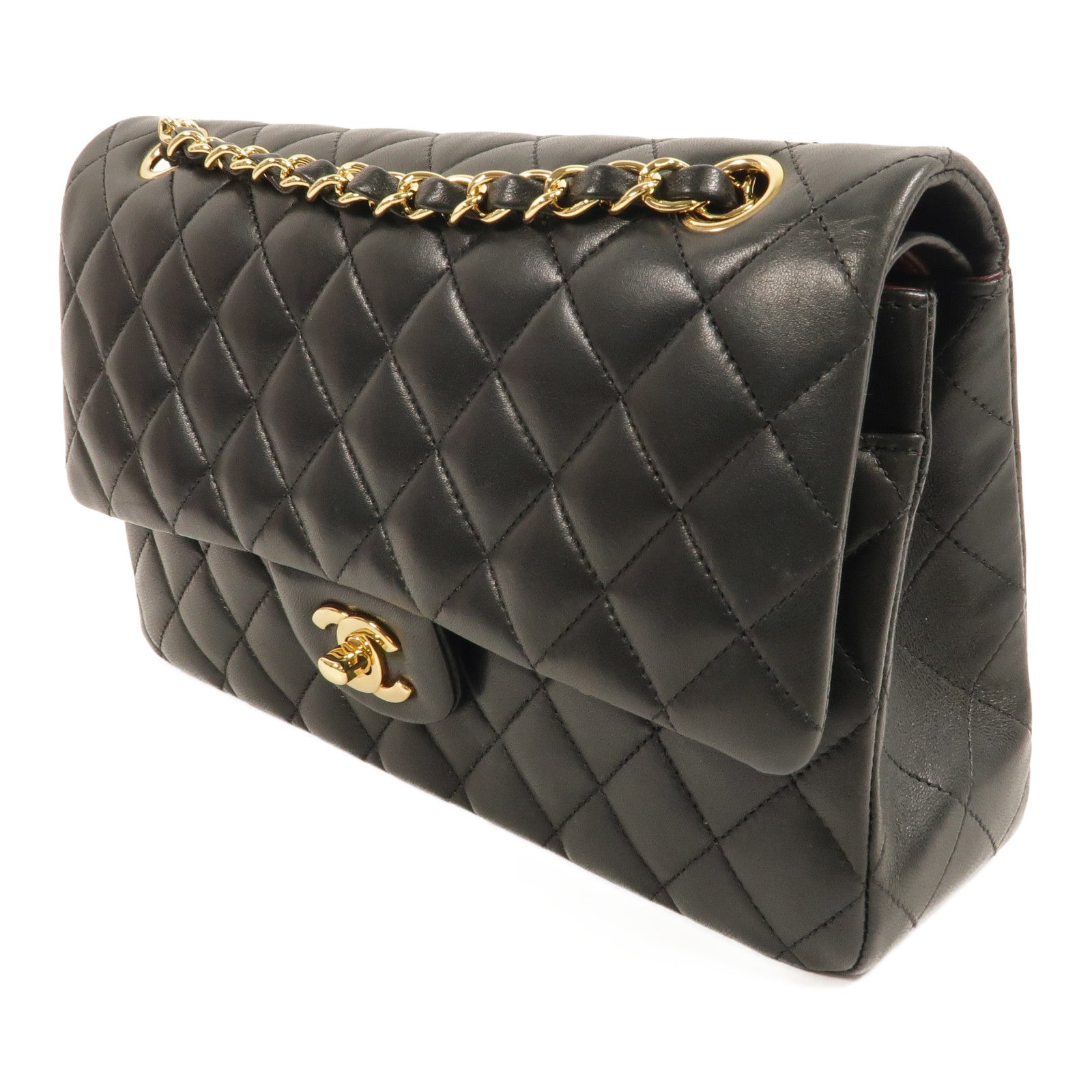 CHANEL 羊皮皮革Classic 25鏈帶肩背袋