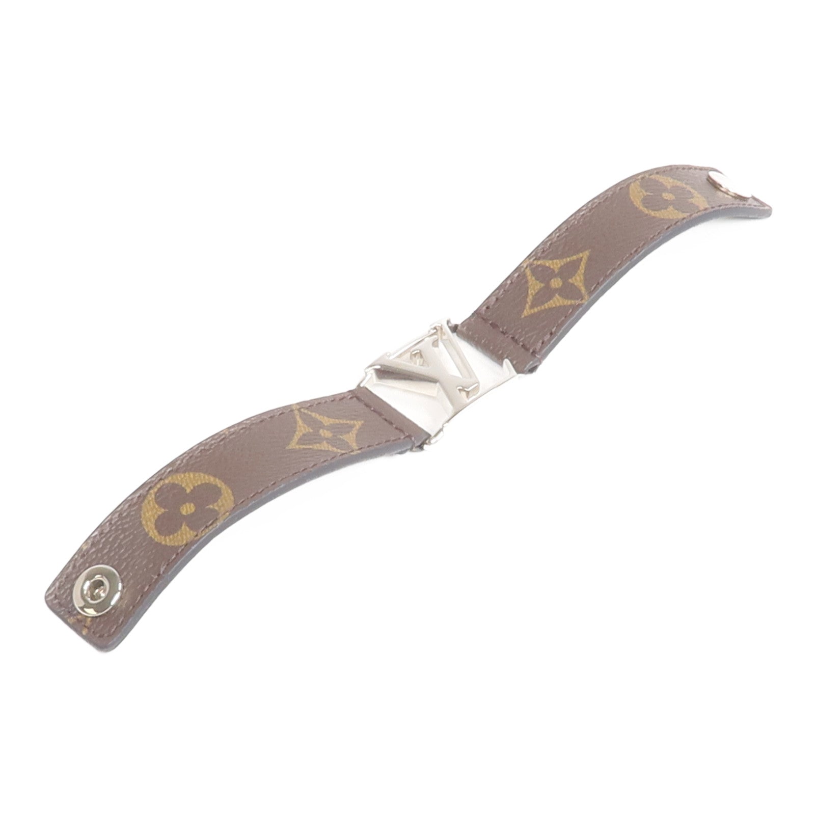 LOUIS VUITTON Monogram Bracelet銀扣手鐲