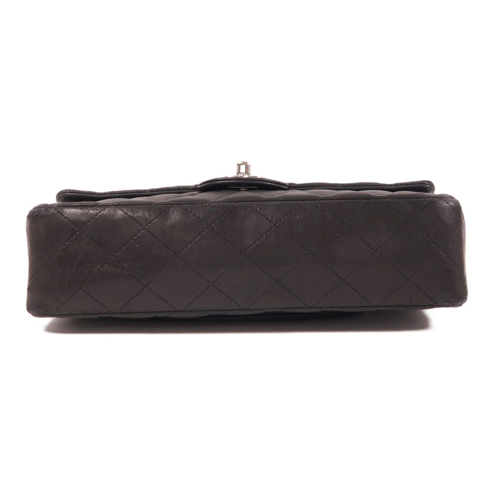 CHANEL 羊皮皮革Classic 25銀扣鏈帶肩背袋
