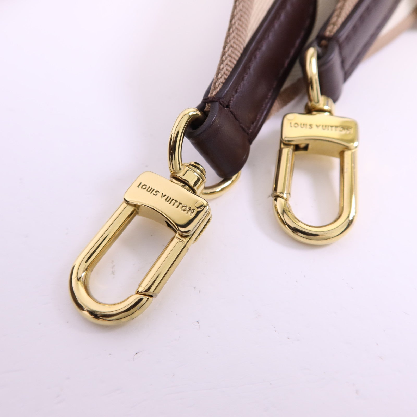LOUIS VUITTON Damier Speedy Bandouliere 20金扣手挽肩背兩用袋
