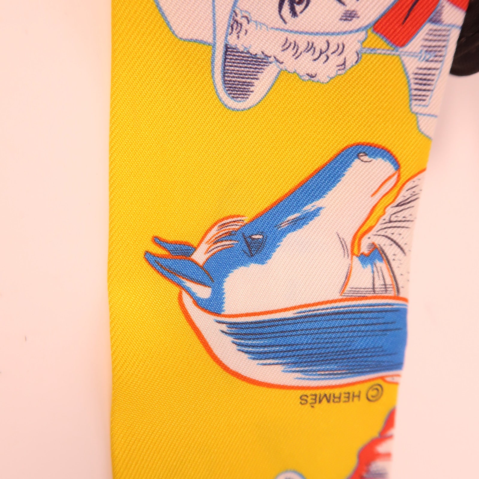 HERMES 絲質Twilly絲巾