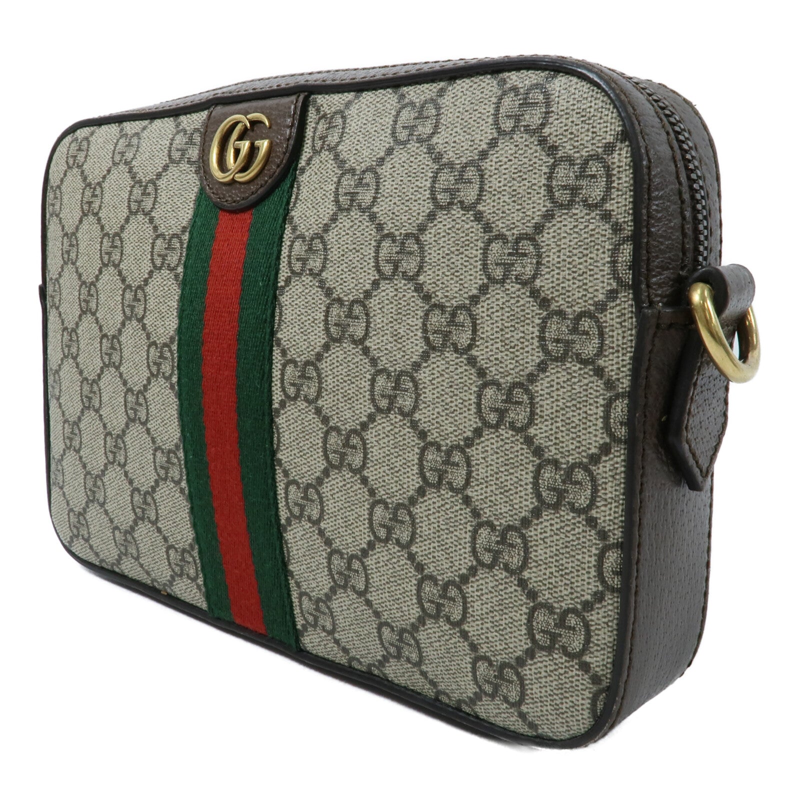 GUCCI 塗層帆布Ophidia GG Supreme Bag肩背袋