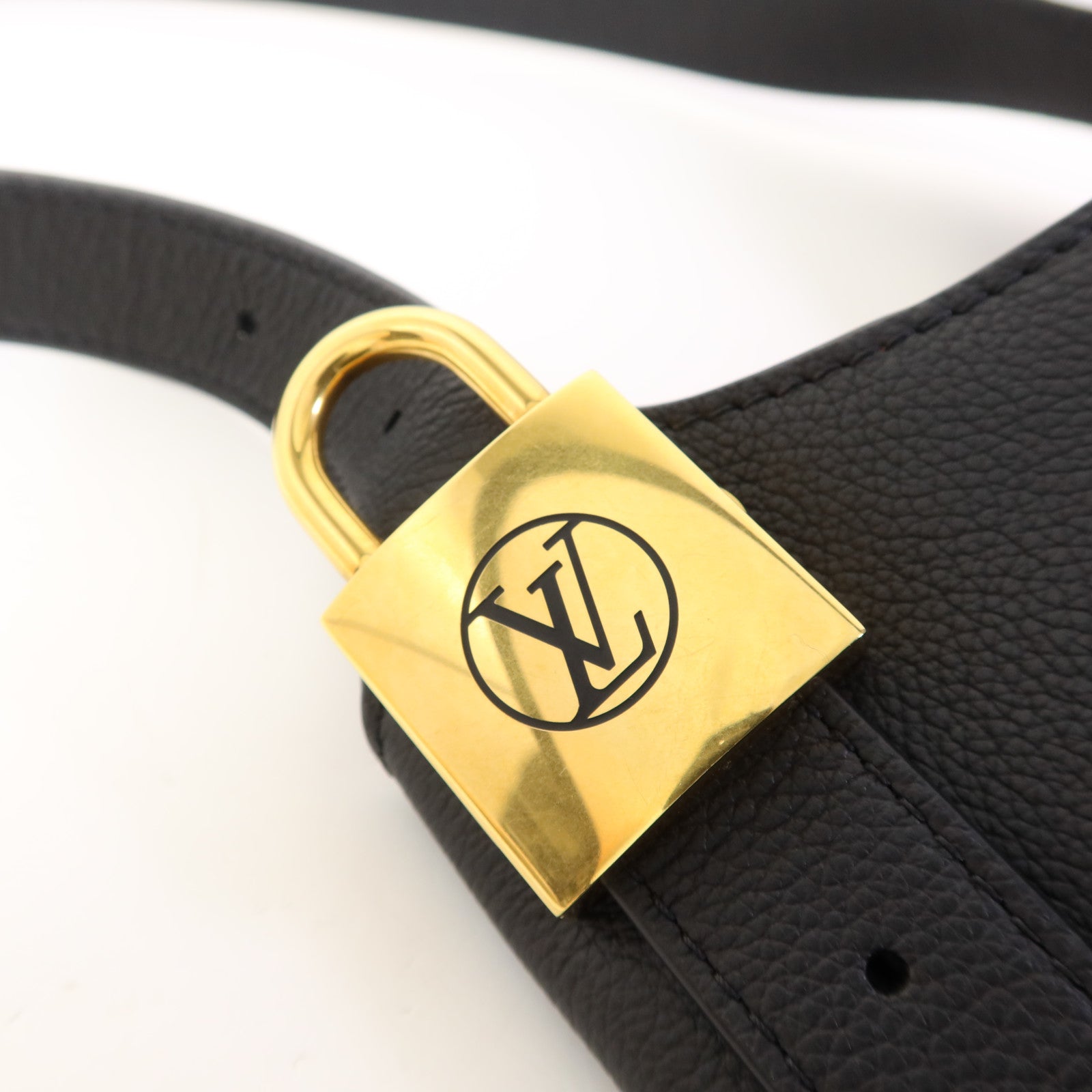 LOUIS VUITTON 【激減優惠】牛皮皮革Low Key Hobo MM金扣肩背袋