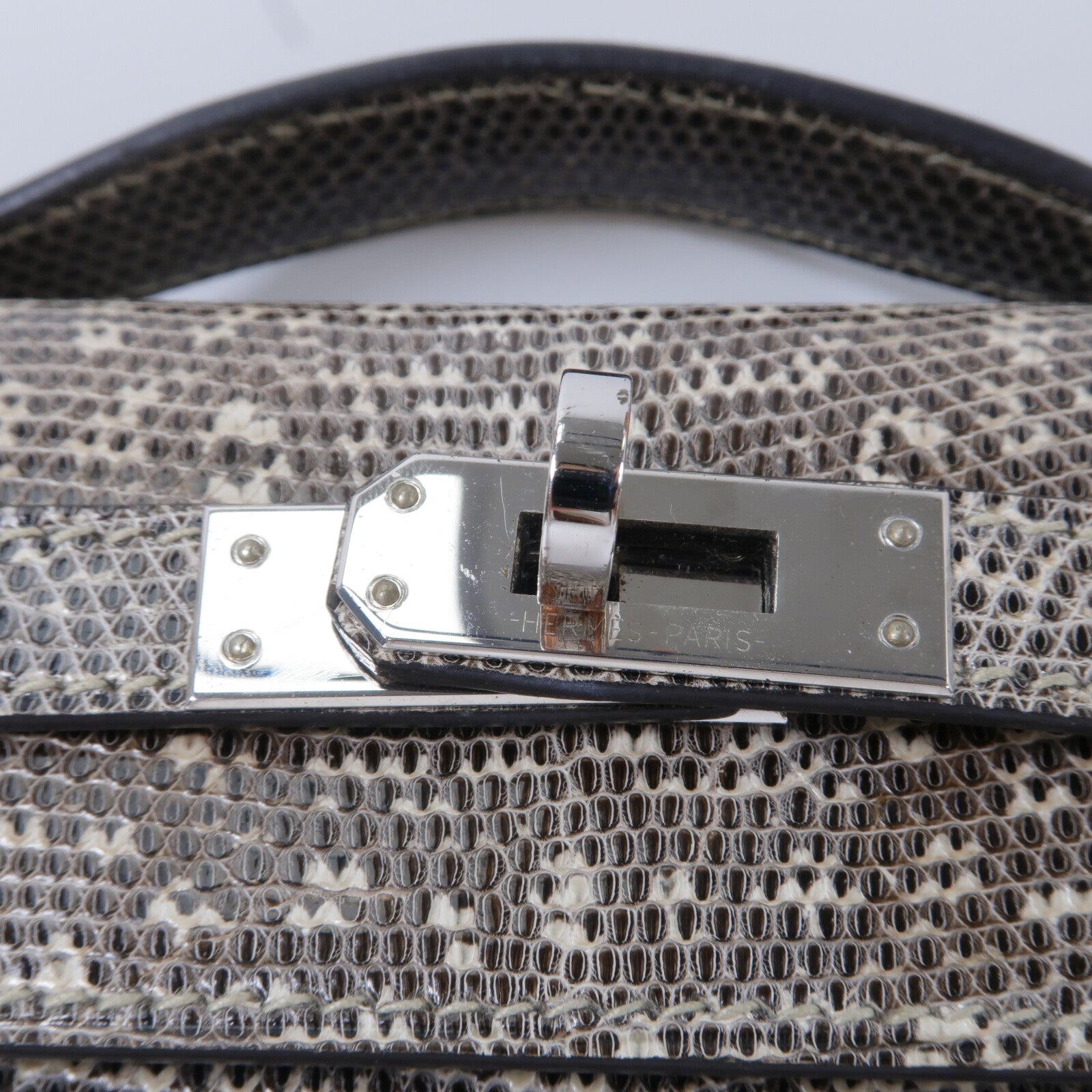 HERMES 蜥蝪皮革Ombre Mini Kelly Pochette手挽袋