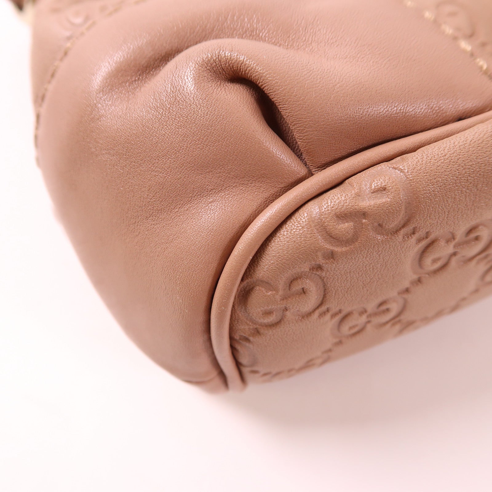 GUCCI CC GHW Sukey 2 Way Shoulder Bag 247902 Calfskin Leather Pink