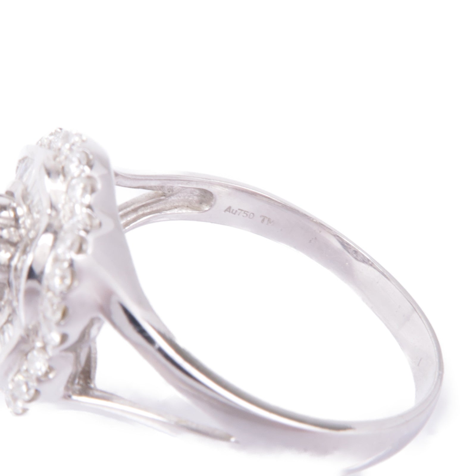 JEWELRY 【激減優惠】18K白金Diamond Ring鑽石戒指US#9.75