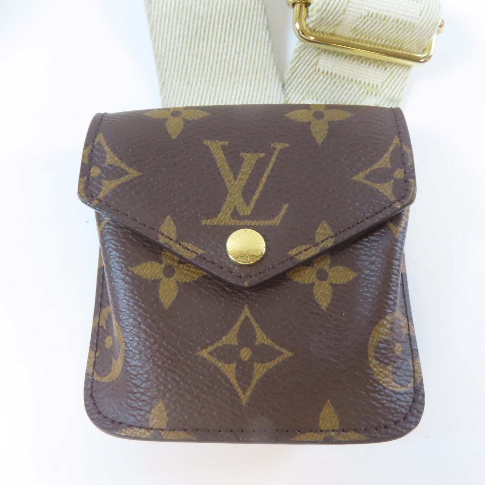 LOUIS VUITTON 【激減優惠】Monogram Utility 2 Way Shoulder Bag金扣手挽肩背兩用袋啡色