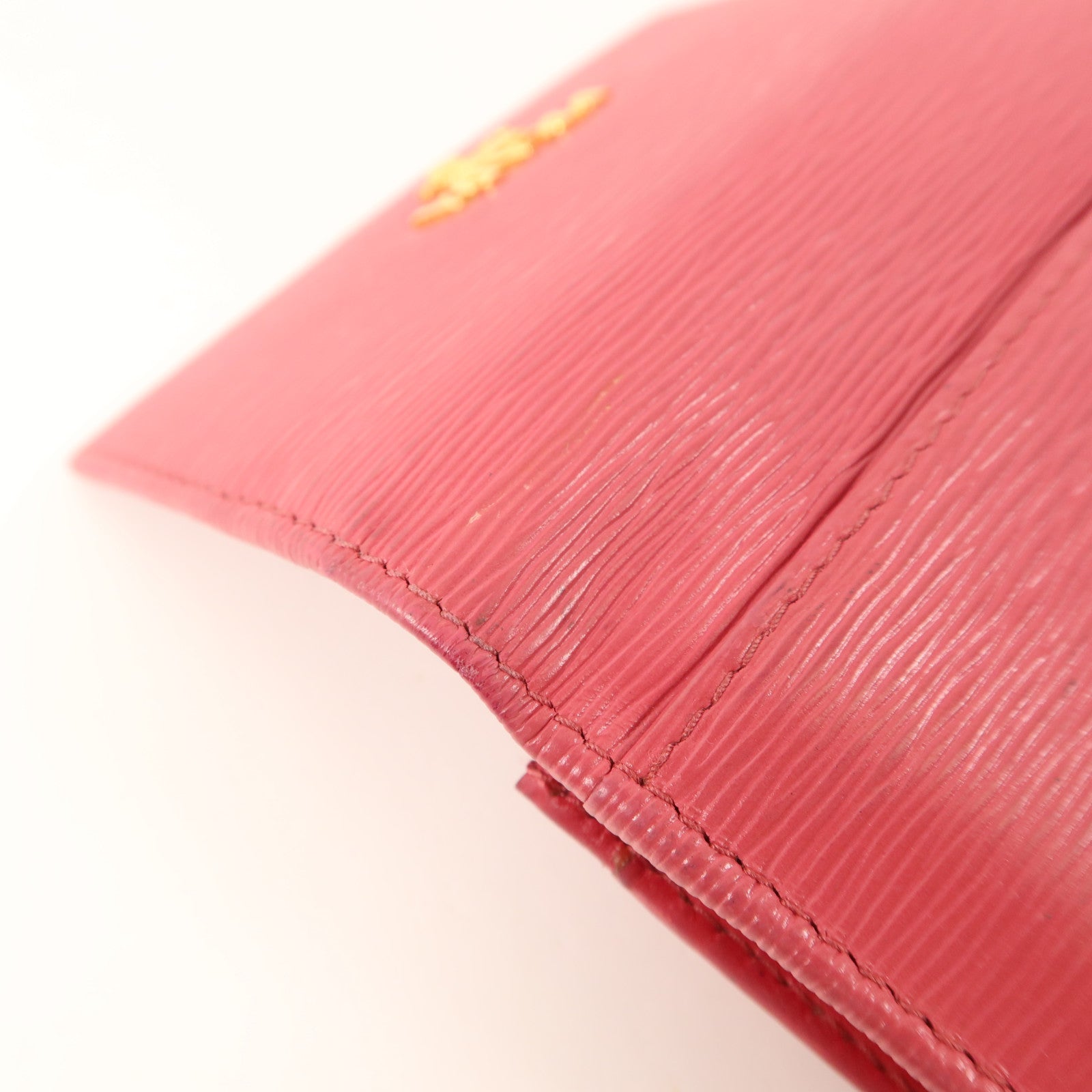 PRADA 牛皮皮革Card Case金扣卡片套