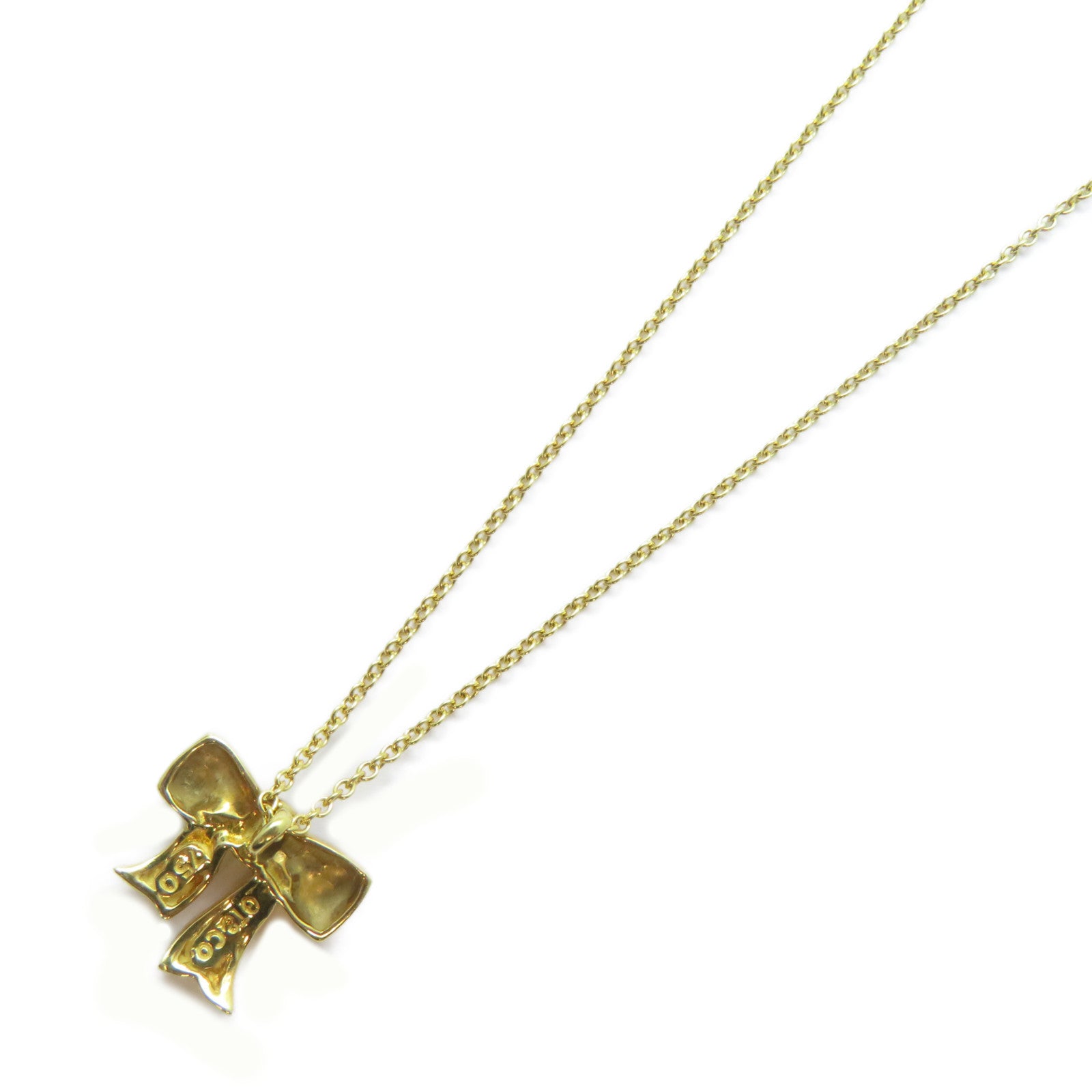 TIFFANY＆CO 18K黃金Diamond Necklace鑽石項鍊