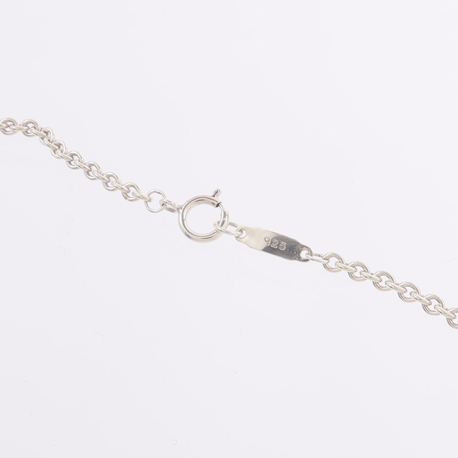 TIFFANY＆CO 925純銀1837 Concave Circle Pendant項鍊
