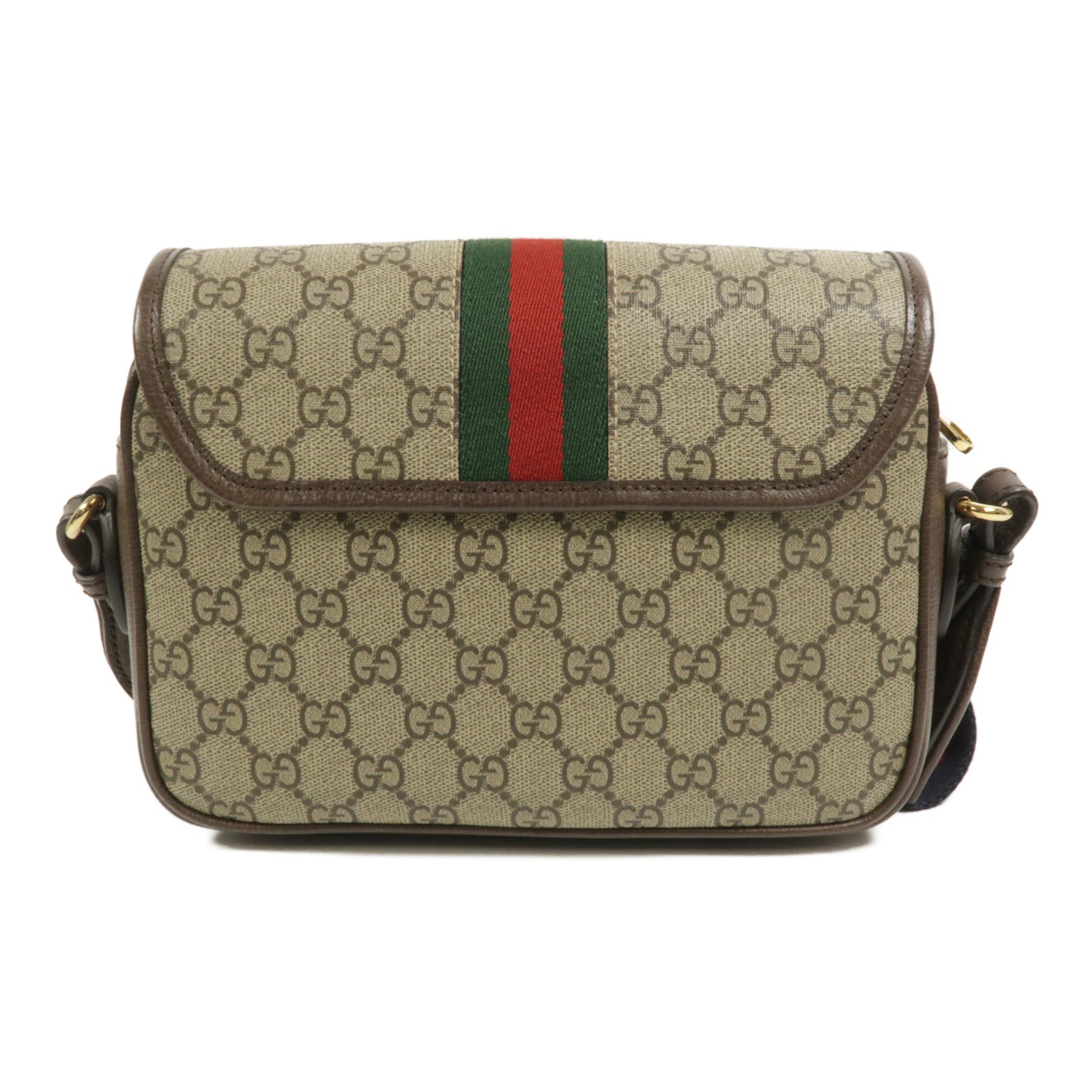 GUCCI 塗層帆布Ophidia small手挽肩背兩用袋