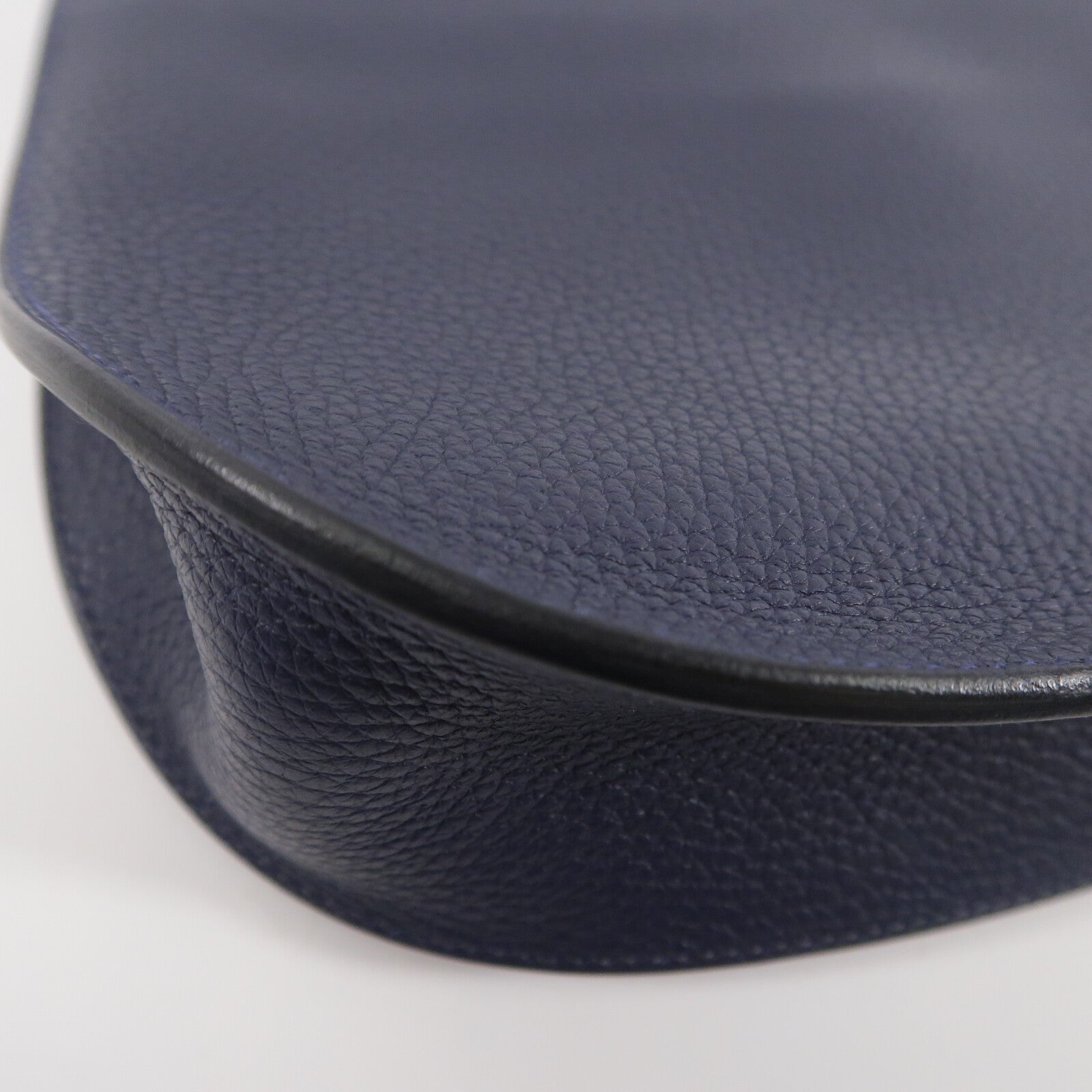 HERMES Clemence皮革Sac Saut 25肩背袋Bleu Nuit