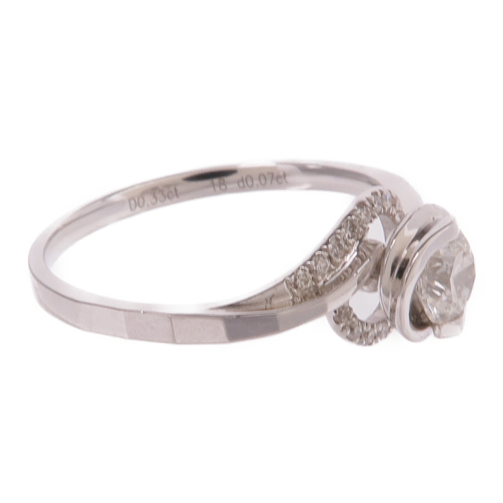 JEWELRY 【激減優惠】18K白金Diamond Ring鑽石戒指US#6