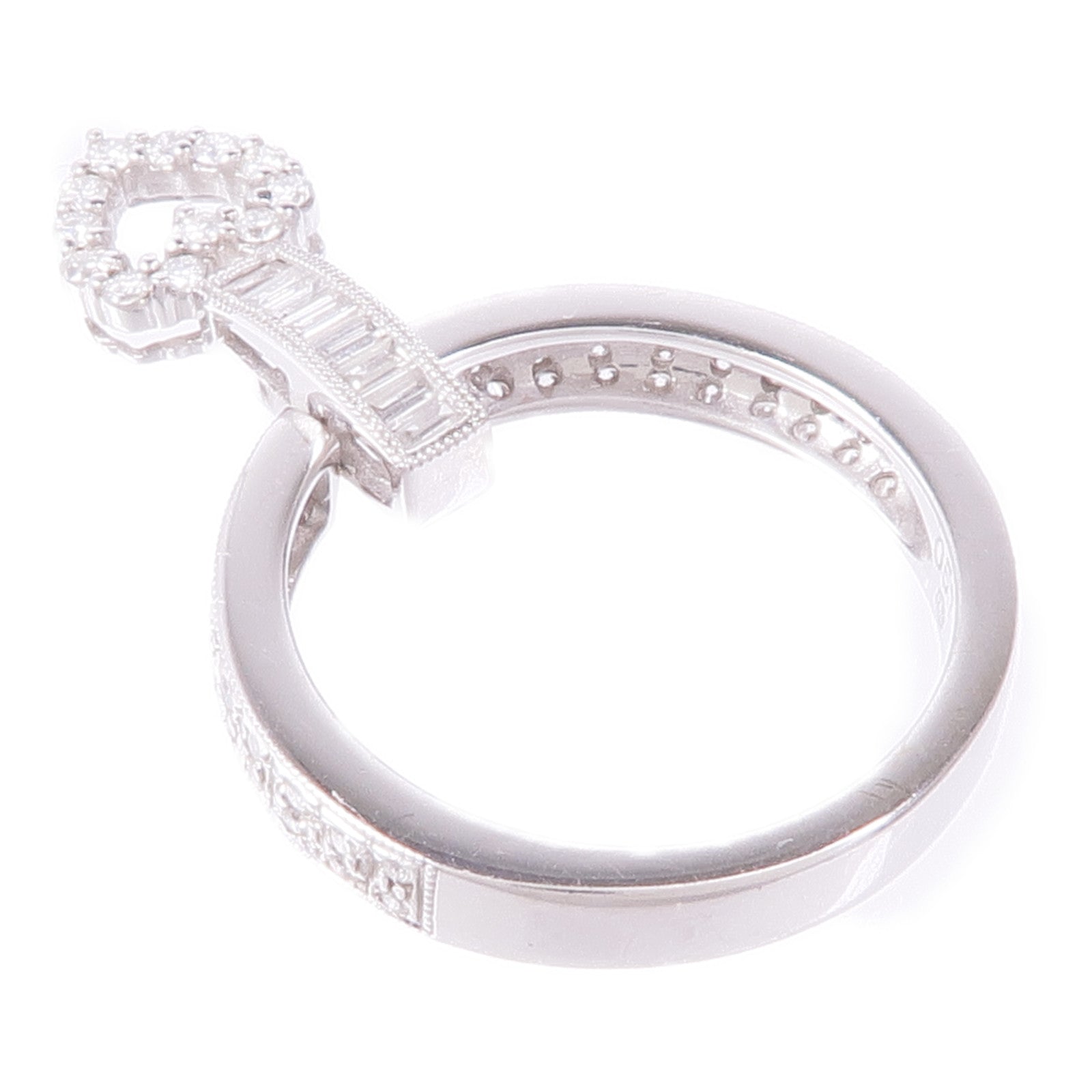 JEWELRY Diamond Pendant Top 18K White Gold