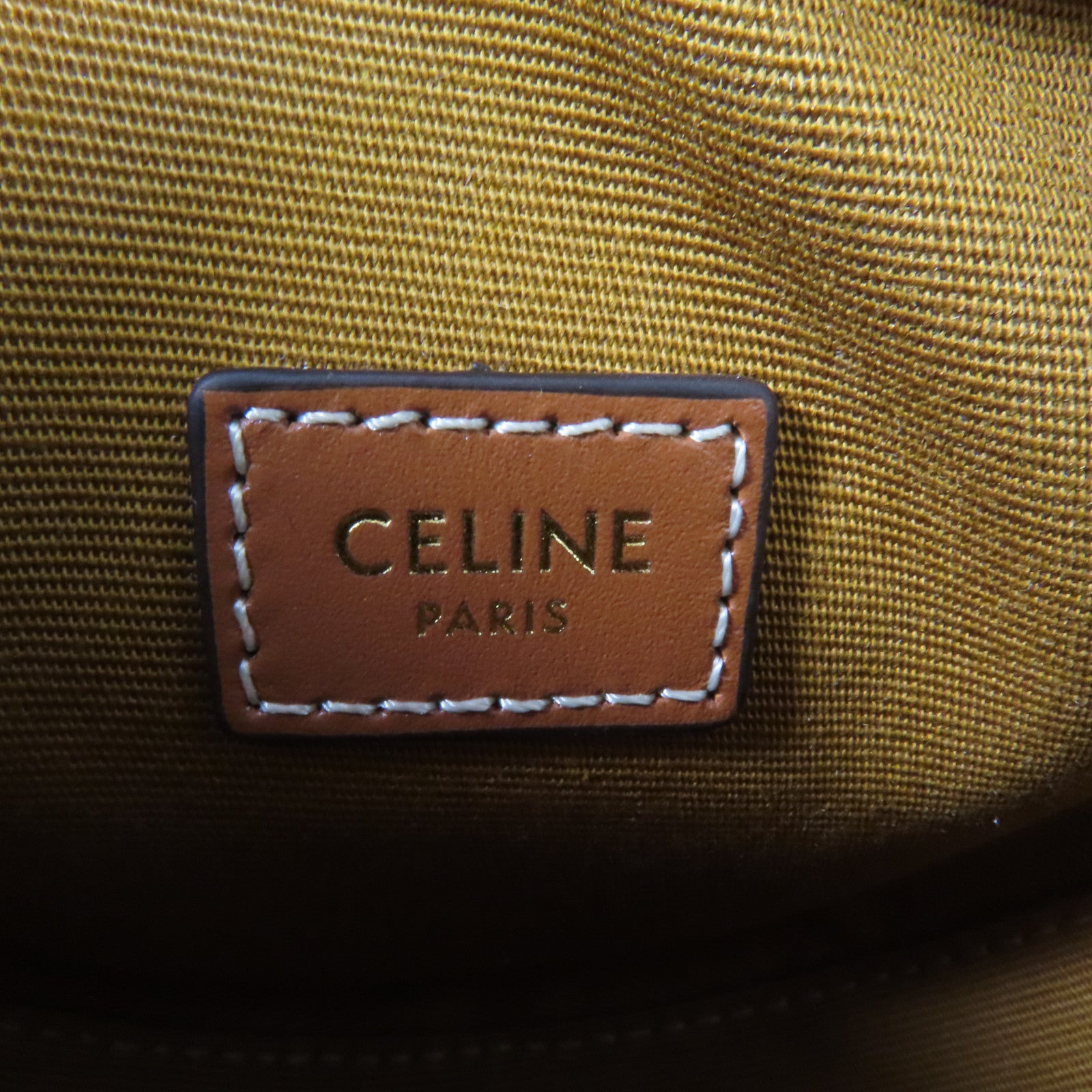 CELINE 塗層帆布Triomphe Heart肩背袋