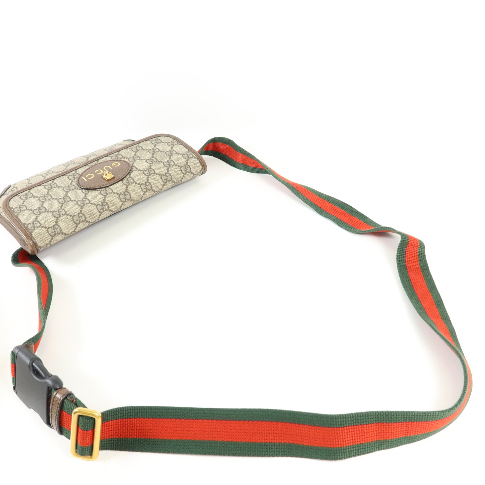 GUCCI 塗層帆布Neo Vintage Belt Bag金扣腰包