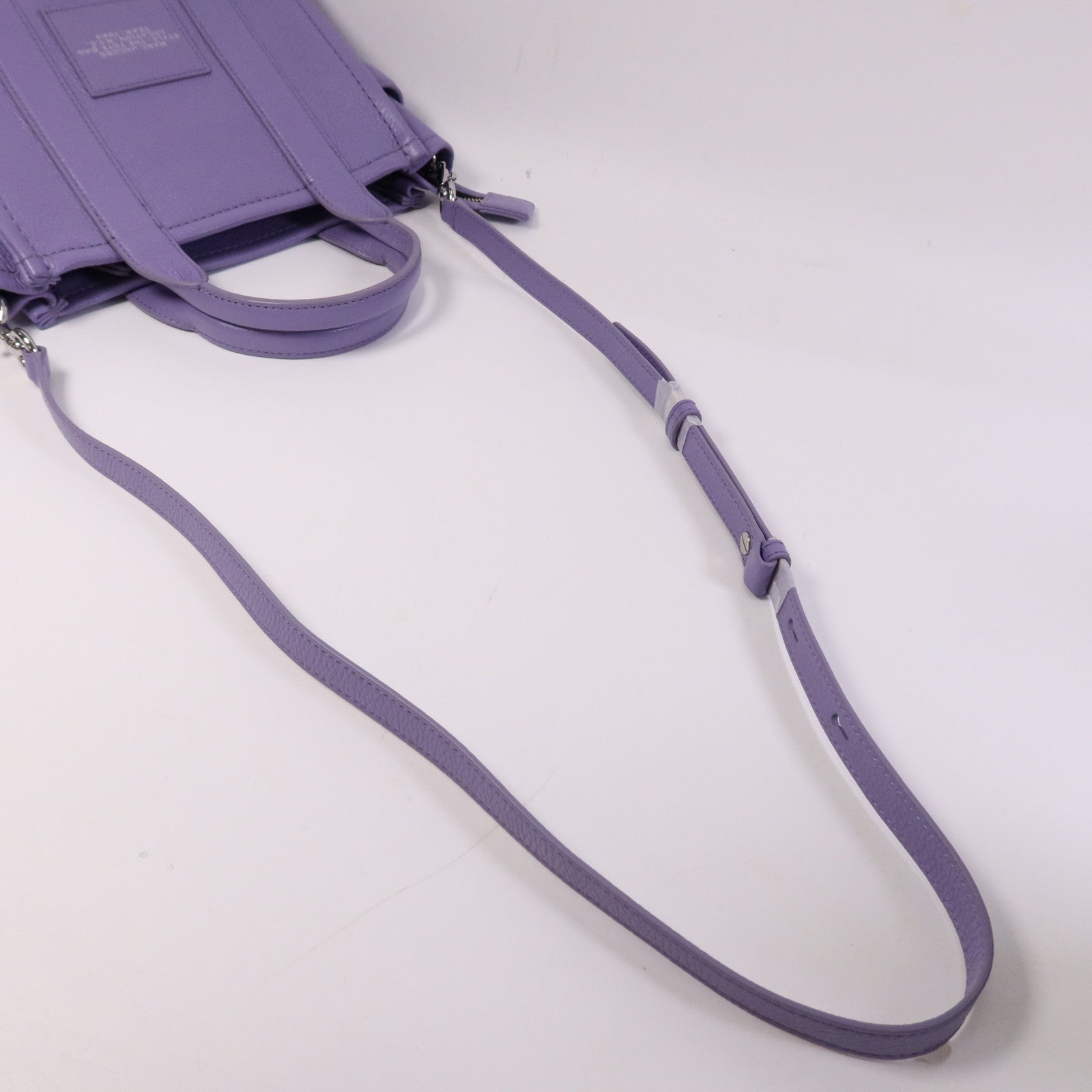 MARC JACOBS 牛皮皮革Shoulder Bag銀扣手挽肩背兩用袋