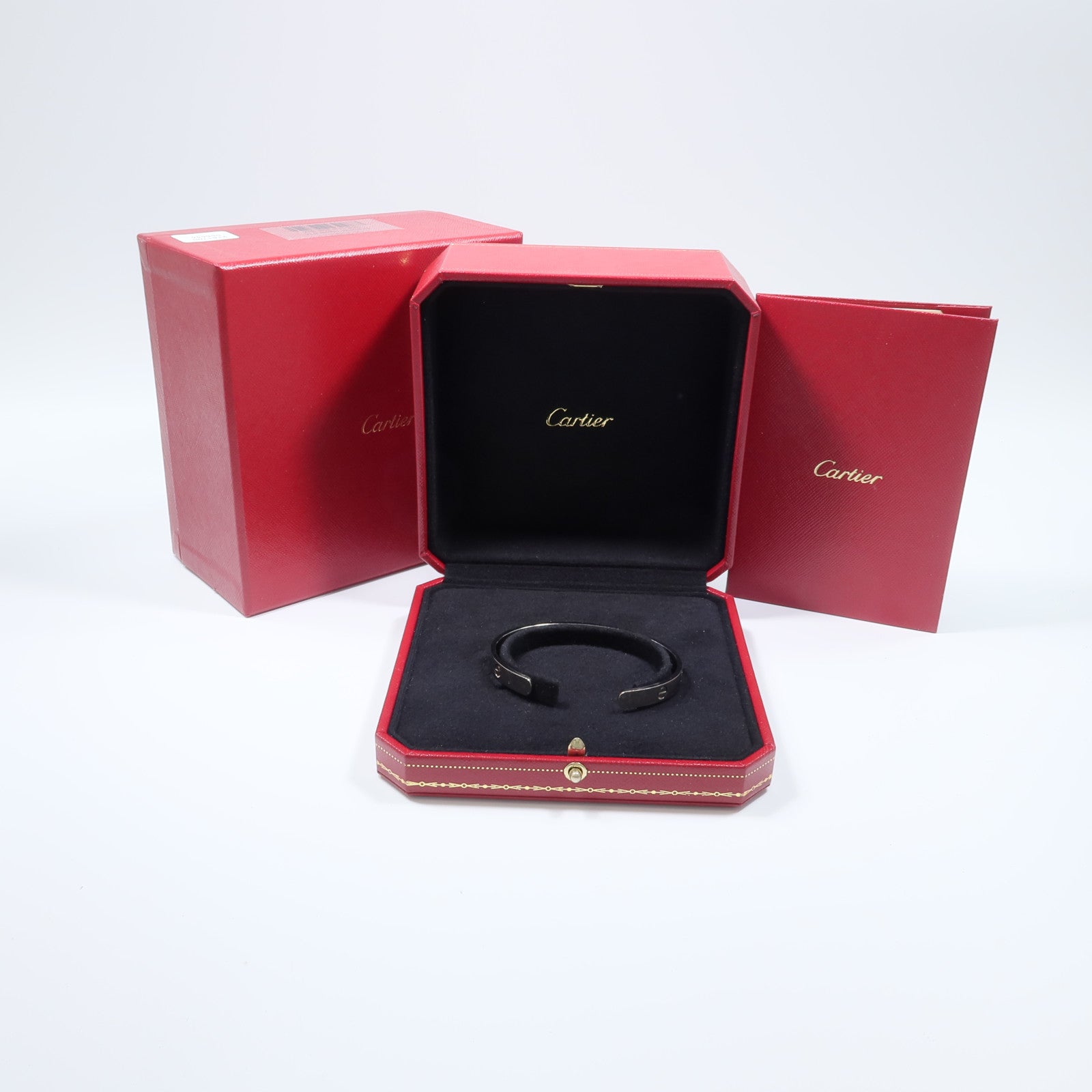 CARTIER 18K白金Love Bangle Open手鐲