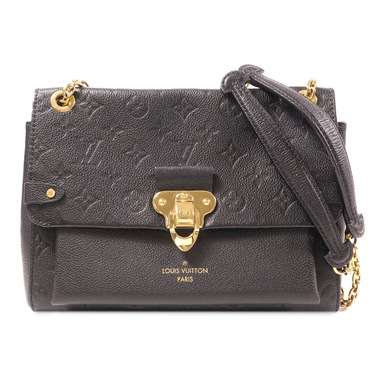 LOUIS VUITTON 【激減優惠】Monogram Empreinte Vavin PM金扣肩背袋