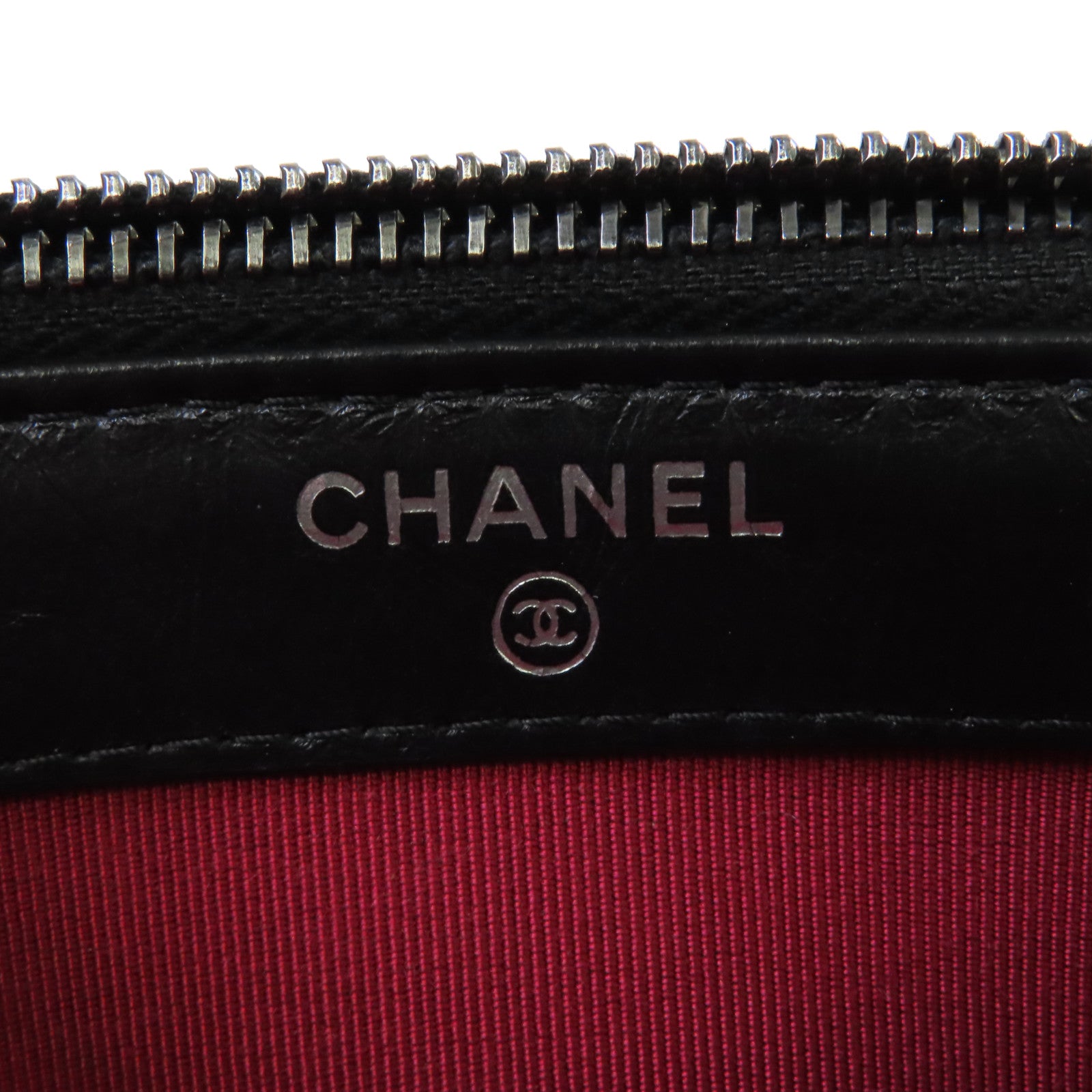 CHANEL 菱格牛皮皮革Gabrielle WOC Wallet On Chain Shoulder Bag鏈帶肩背袋黑色