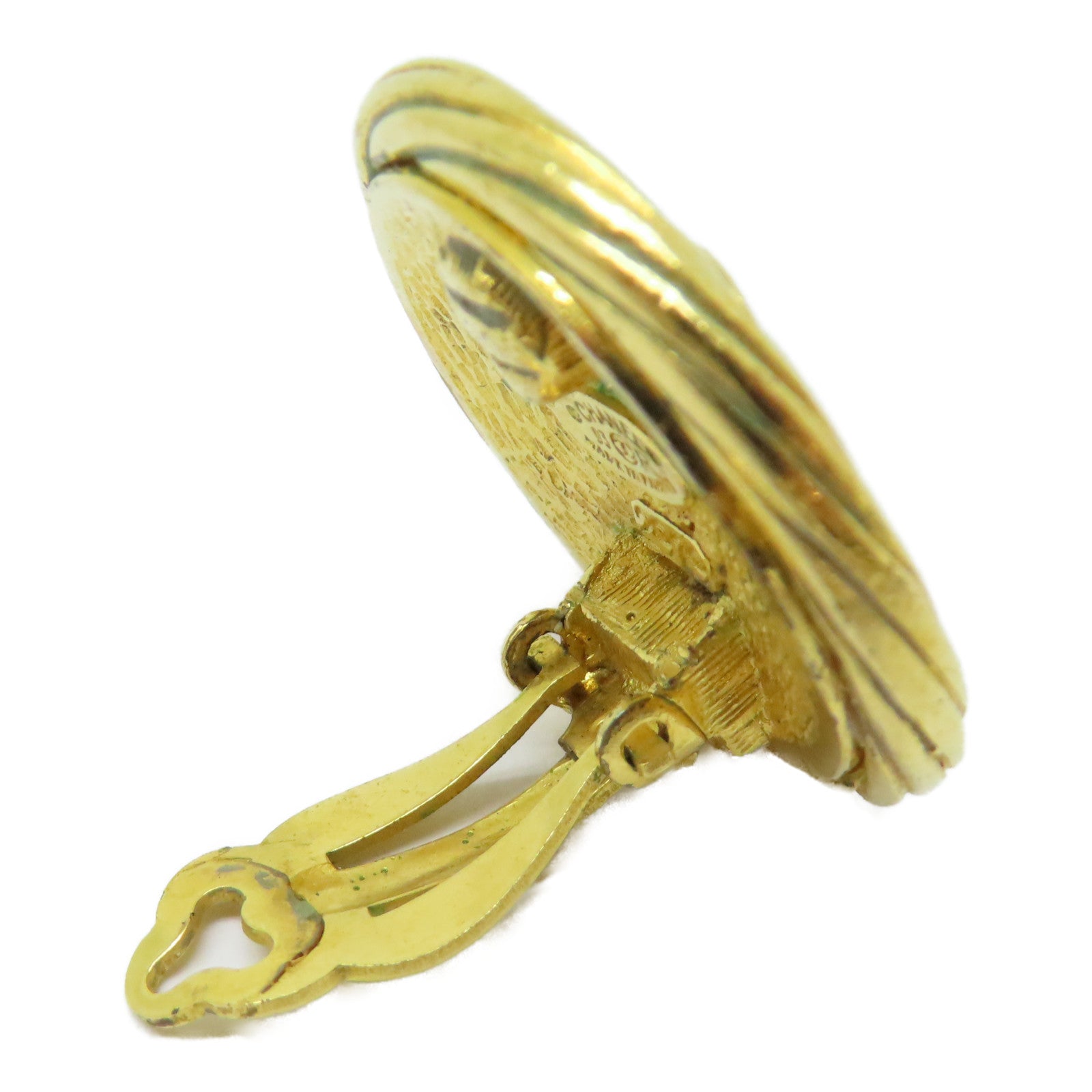 CHANEL 金屬Vintage Earrings耳環金色