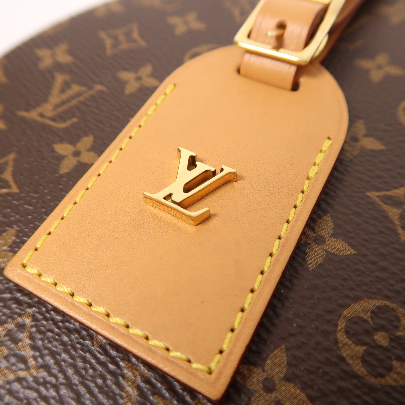 LOUIS VUITTON Monogram Petite Boite Chapeau金扣手挽肩背兩用袋