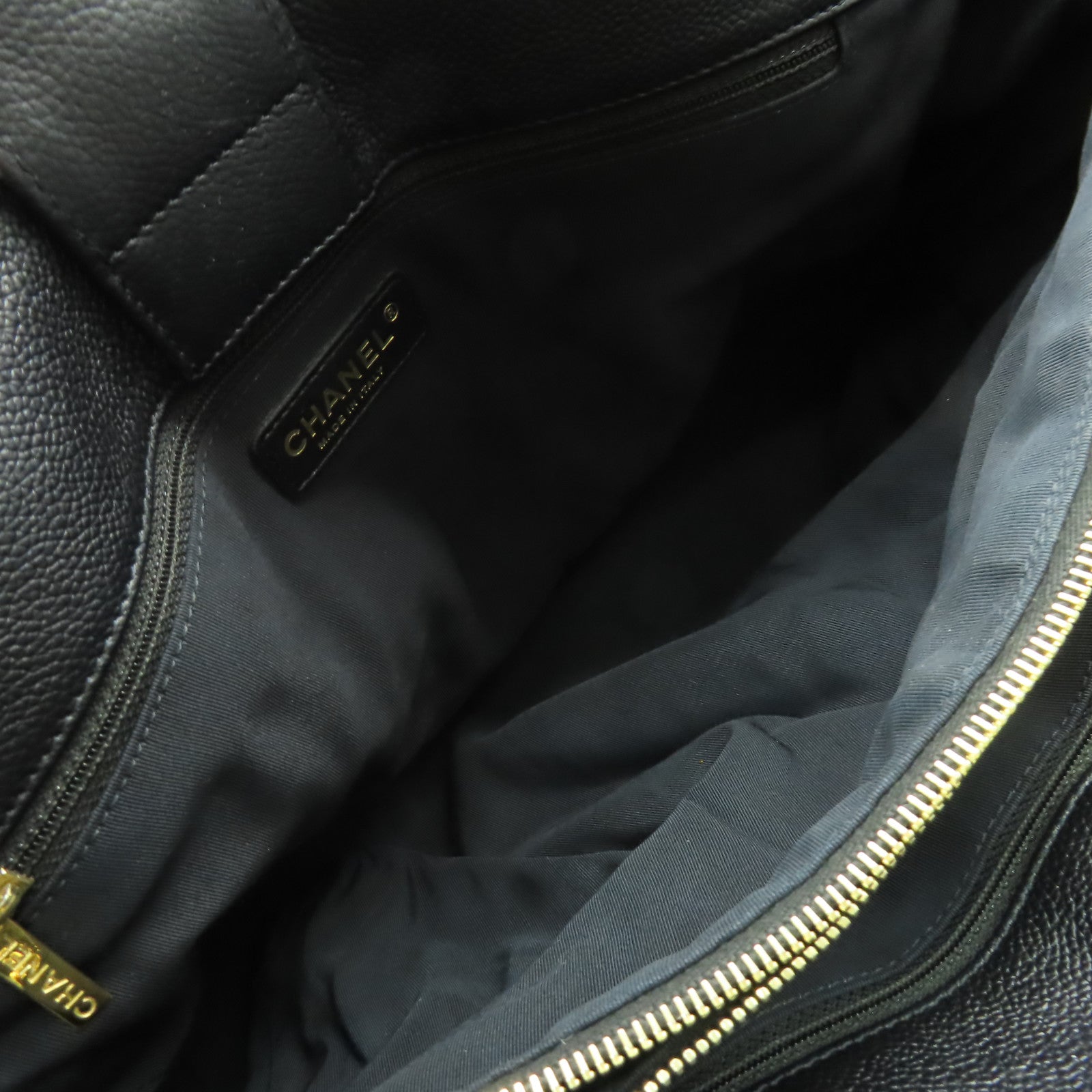 CHANEL 【激減優惠】牛皮皮革2Way Shoulder Bag金扣手挽肩背兩用袋黑色