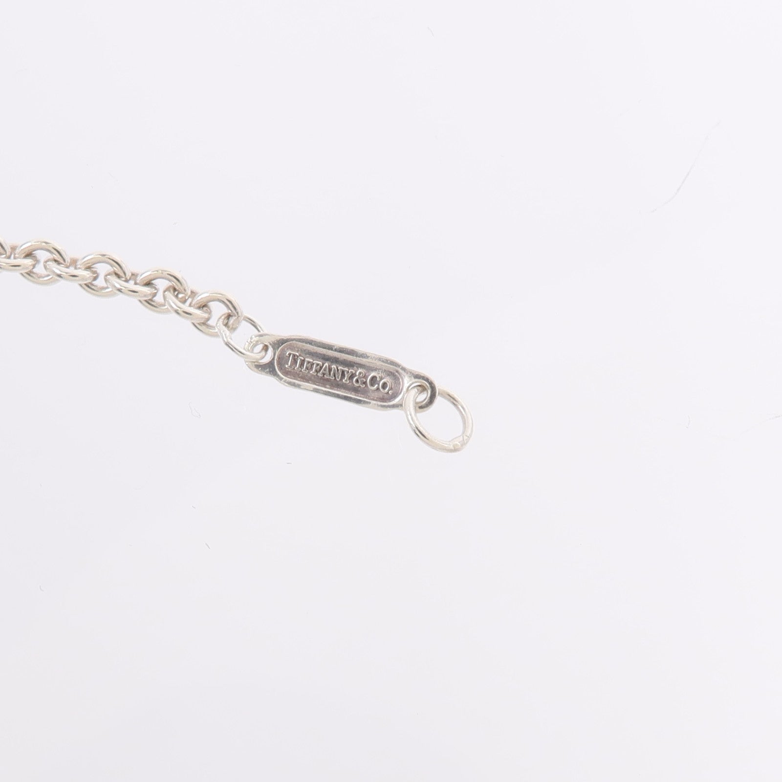 TIFFANY＆CO 925純銀1837 Concave Circle Pendant項鍊