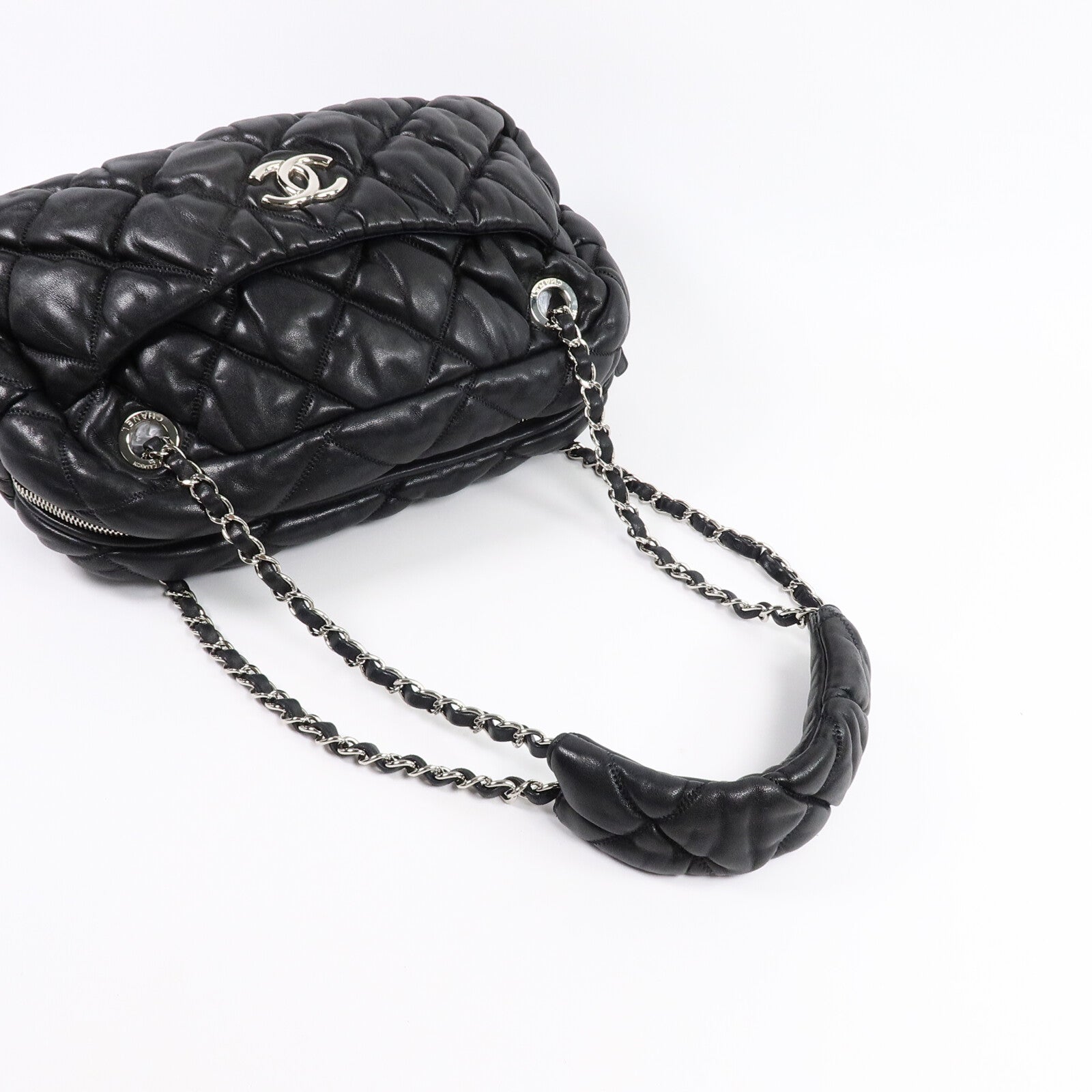 CHANEL 羊皮皮革Bubble Shoulder Bag肩背袋