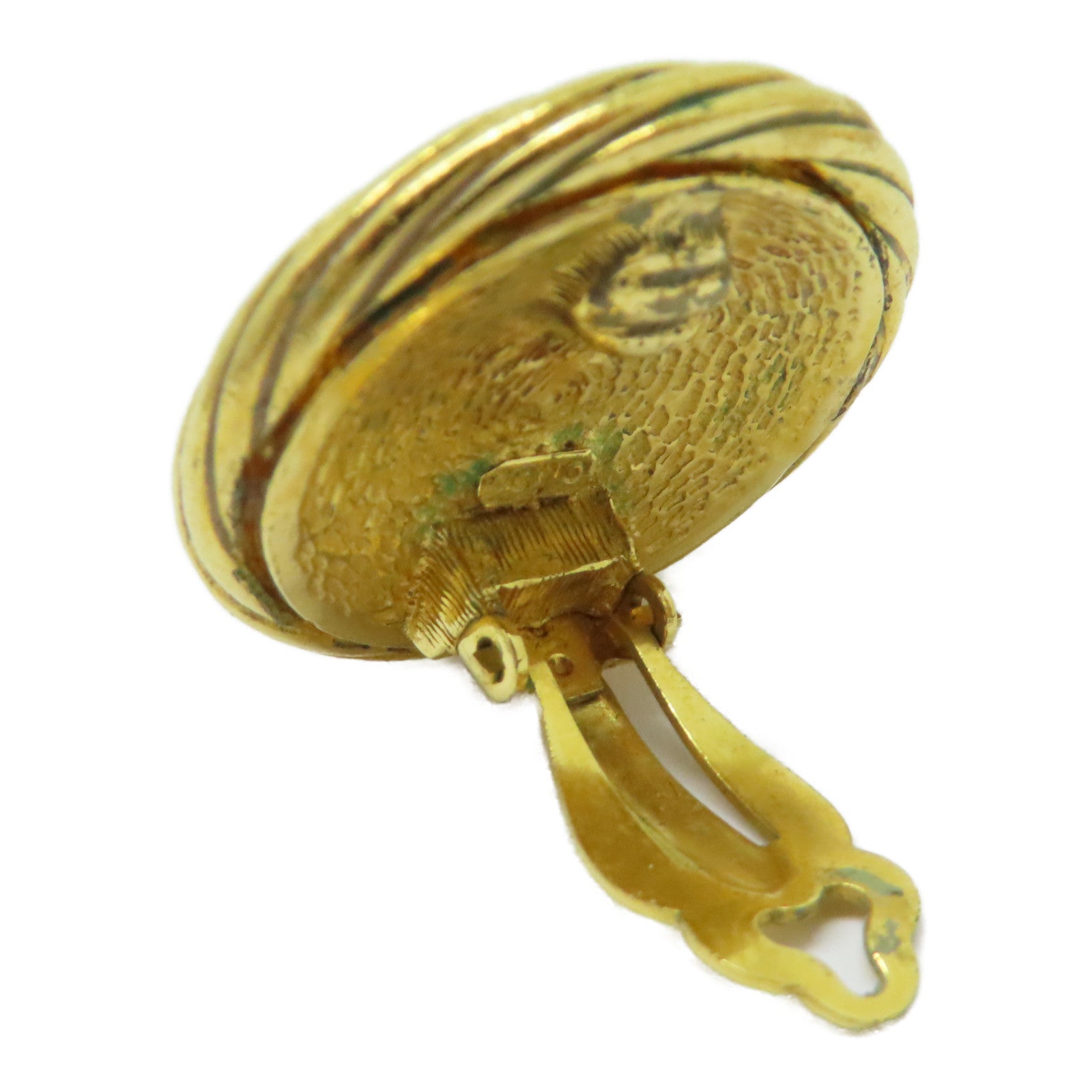 CHANEL 金屬Vintage Earrings耳環金色
