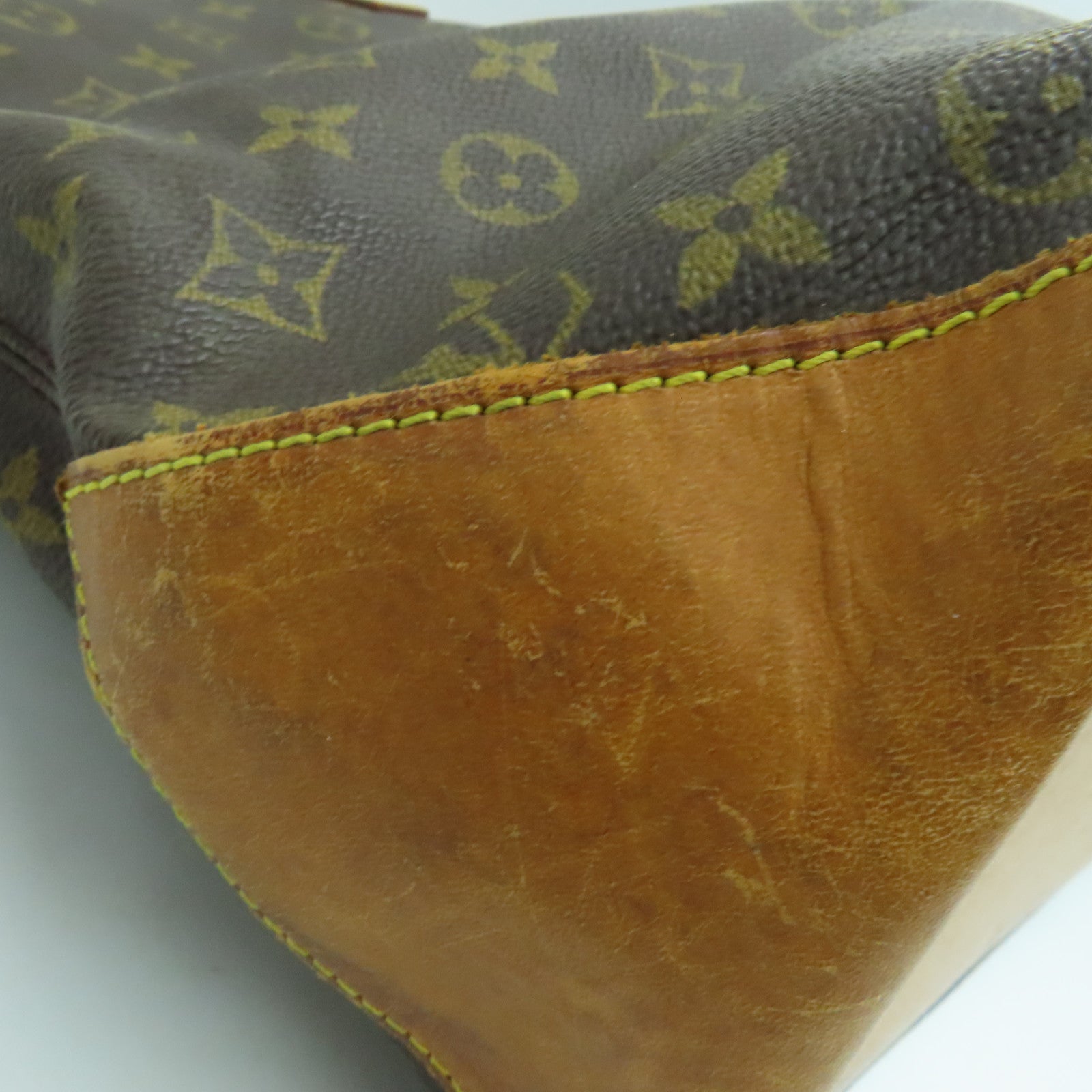 LOUIS VUITTON 【激減優惠】Monogram Cabas Alto Tote Bag金扣手挽袋啡色