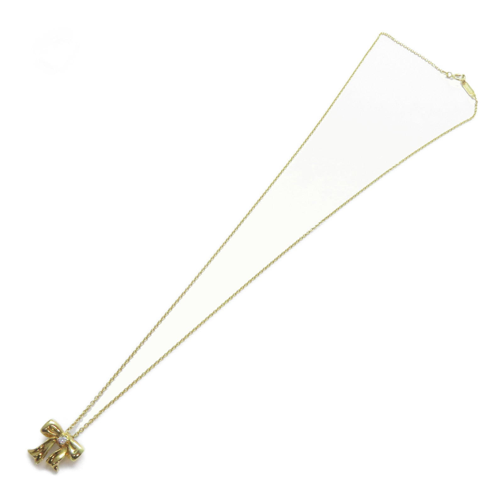 TIFFANY＆CO 18K黃金Diamond Necklace鑽石項鍊