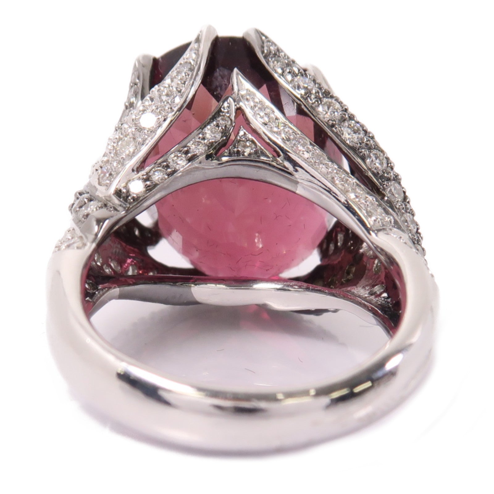 JEWELRY 【激減優惠】18K白金Tanzanite Ring坦桑石/1.51ct鑽石戒指US#7