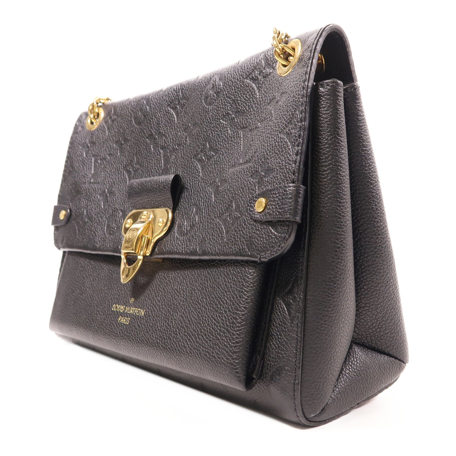 LOUIS VUITTON LV GHW Vavin PM Shoulder Bag M44151 Monogram Empreinte Black