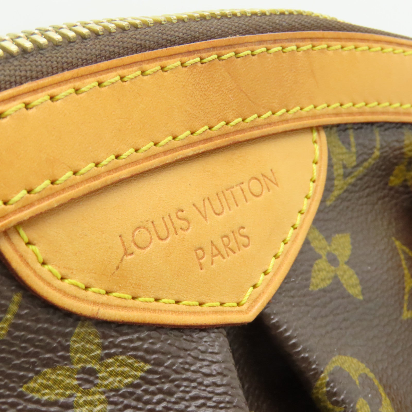LOUIS VUITTON Monogram Tivoli PM金扣手挽袋啡色