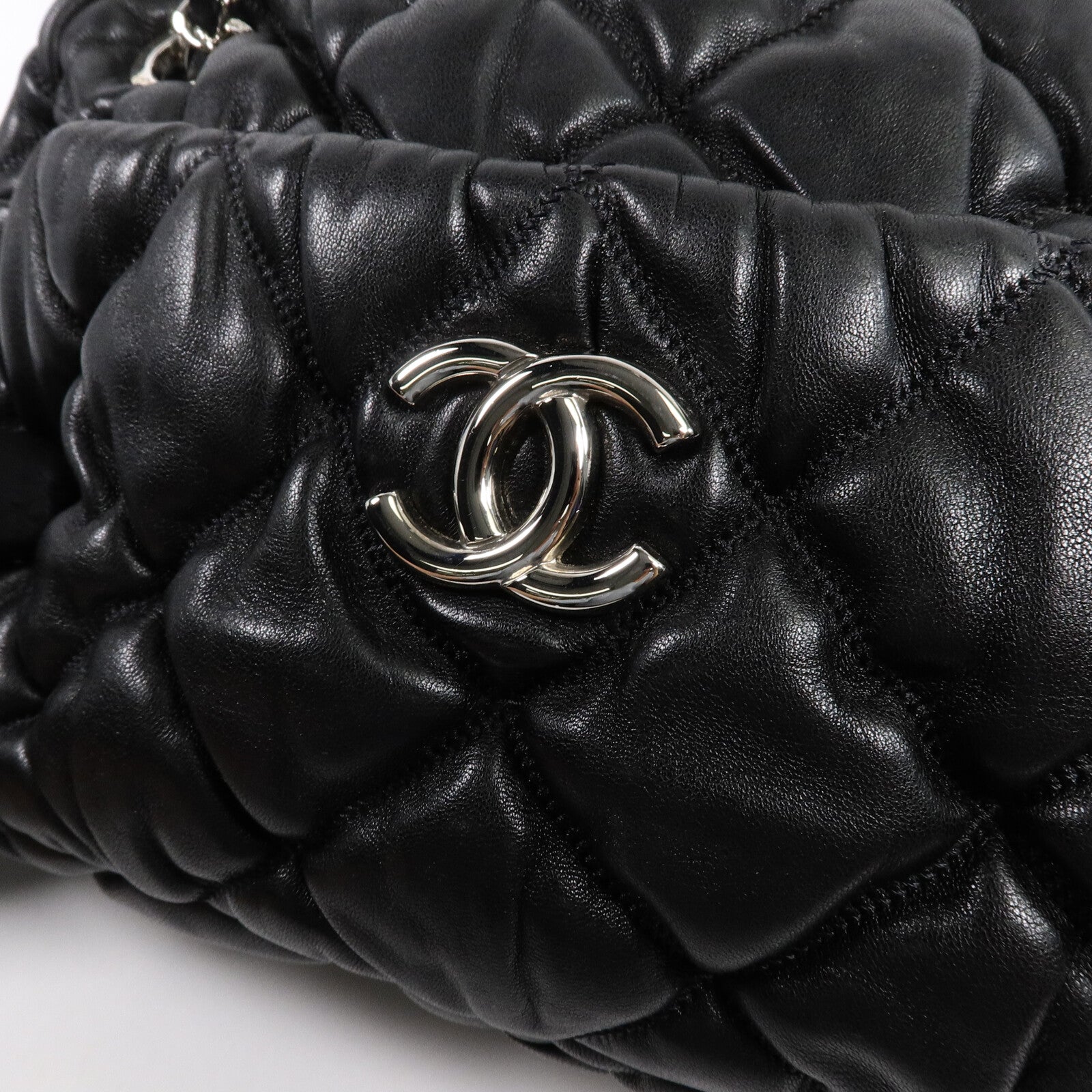 CHANEL 羊皮皮革Bubble Shoulder Bag肩背袋