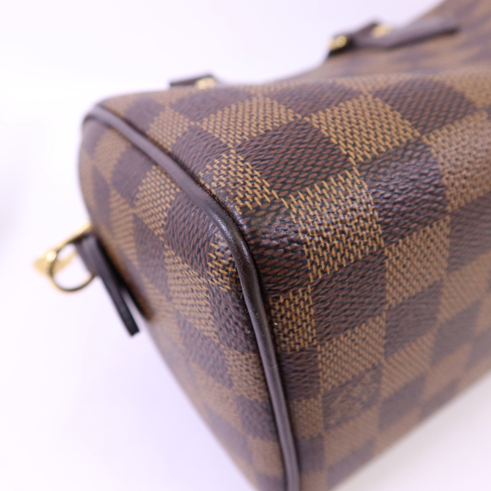LOUIS VUITTON Damier Speedy Bandouliere 20金扣手挽肩背兩用袋