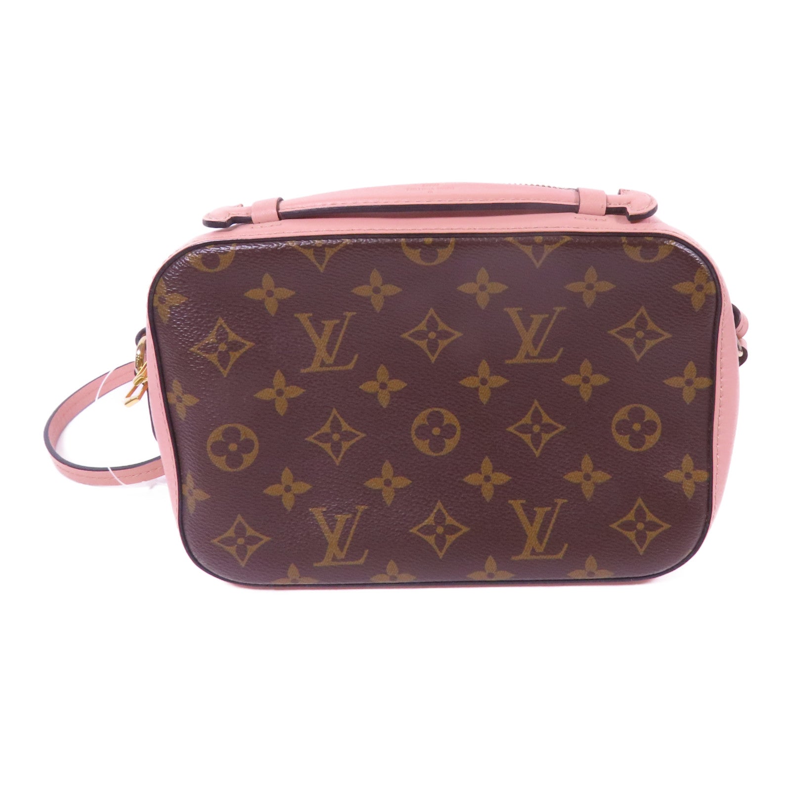 LOUIS VUITTON Monogram Saintonge金扣手挽肩背兩用袋