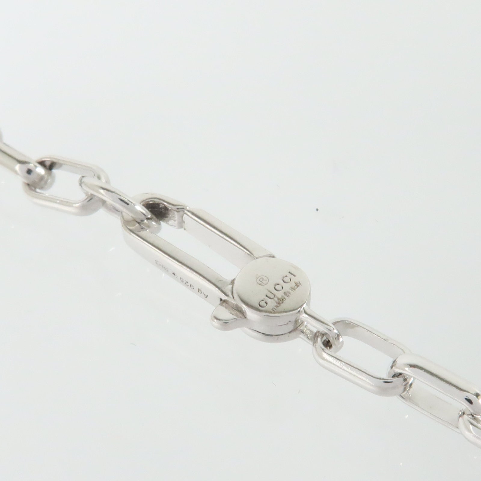 GUCCI 925純銀GG Necklace項鏈