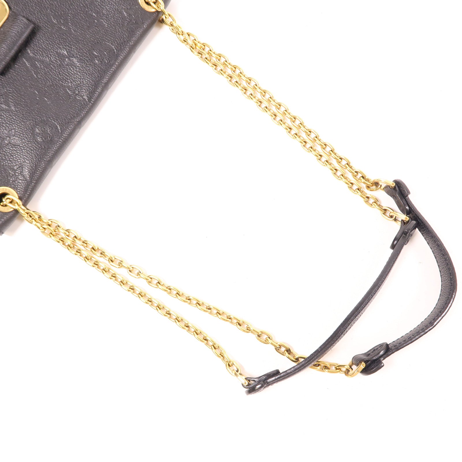 LOUIS VUITTON LV GHW Vavin PM Shoulder Bag M44151 Monogram Empreinte Black