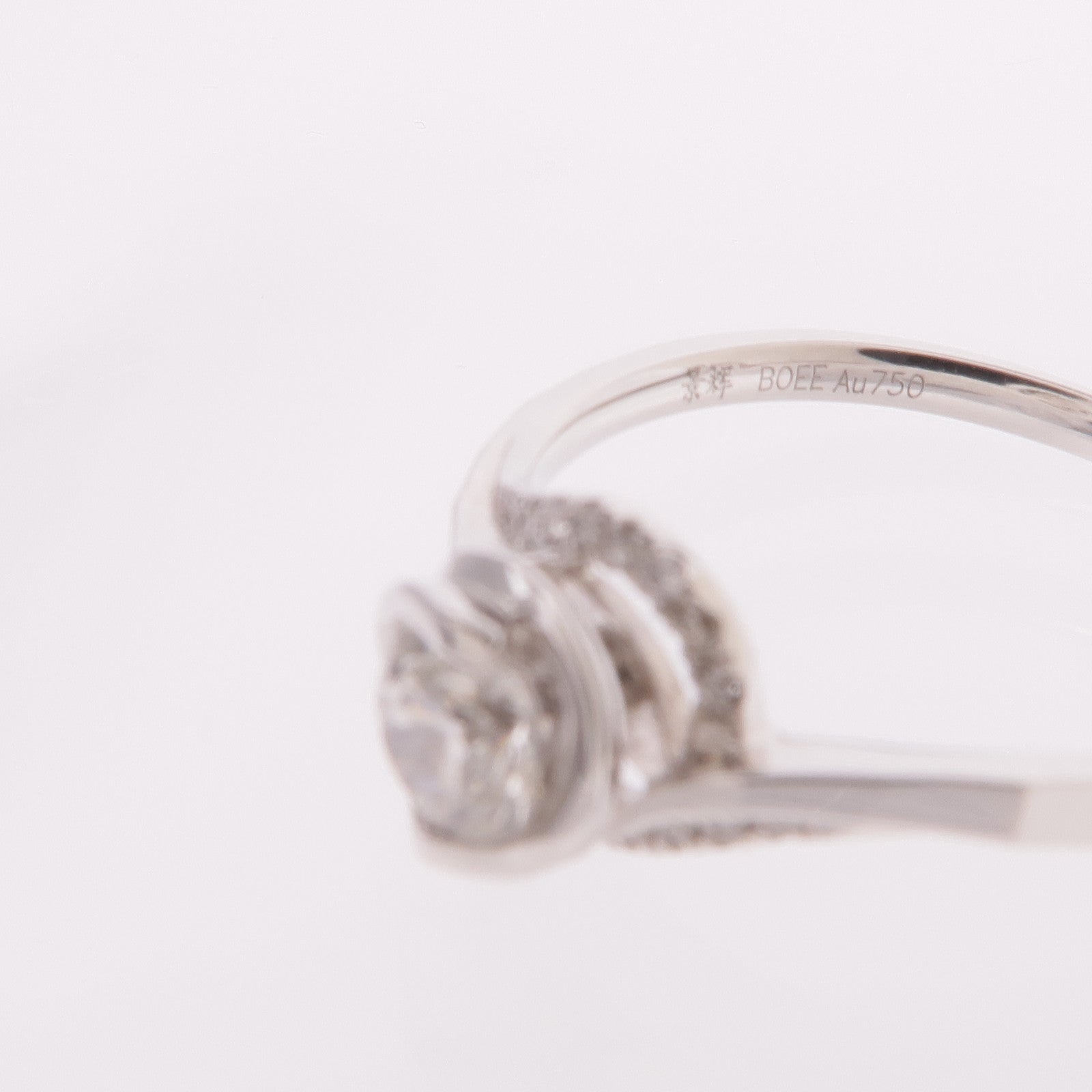JEWELRY 【激減優惠】18K白金Diamond Ring鑽石戒指US#6