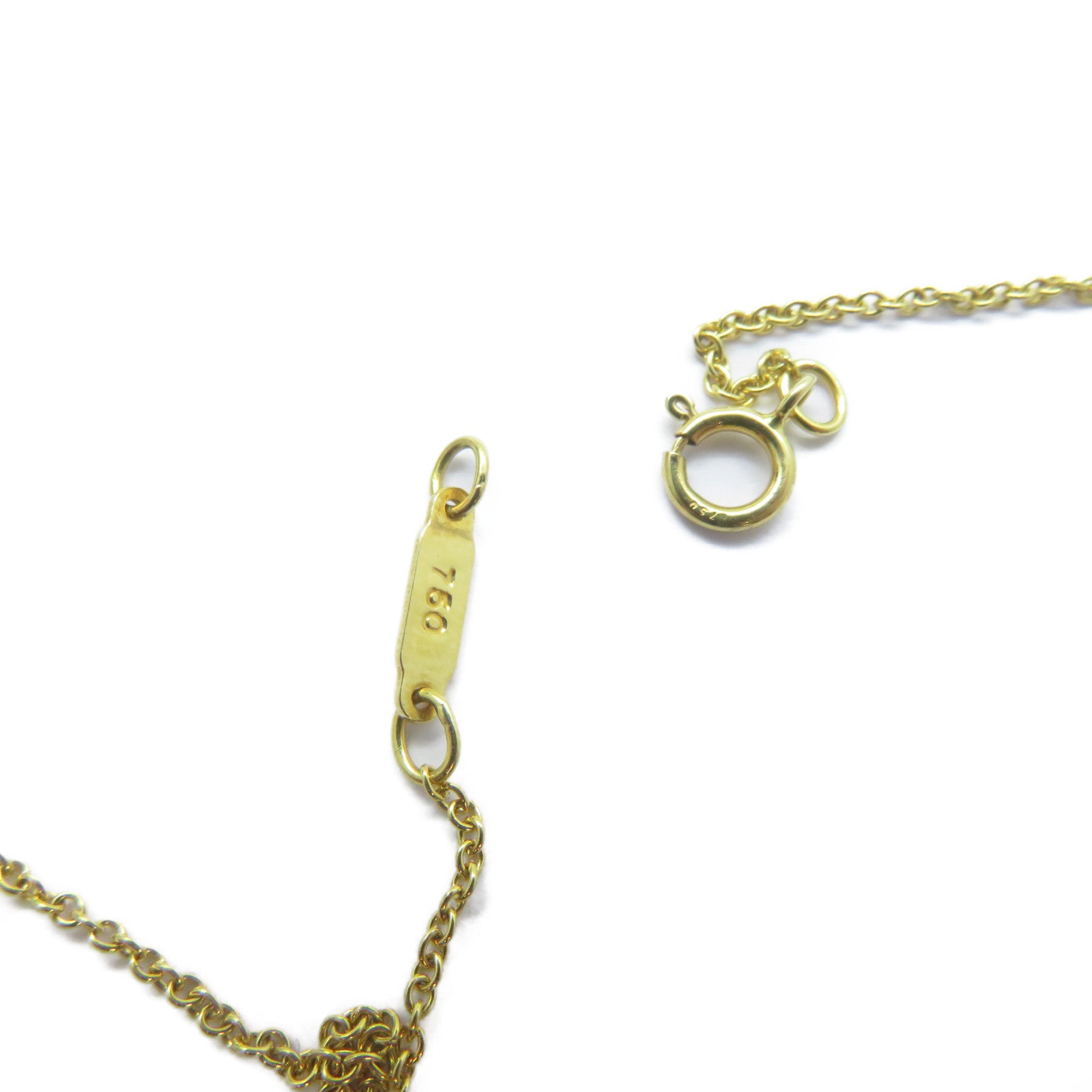TIFFANY＆CO 18K黃金Diamond Necklace鑽石項鍊
